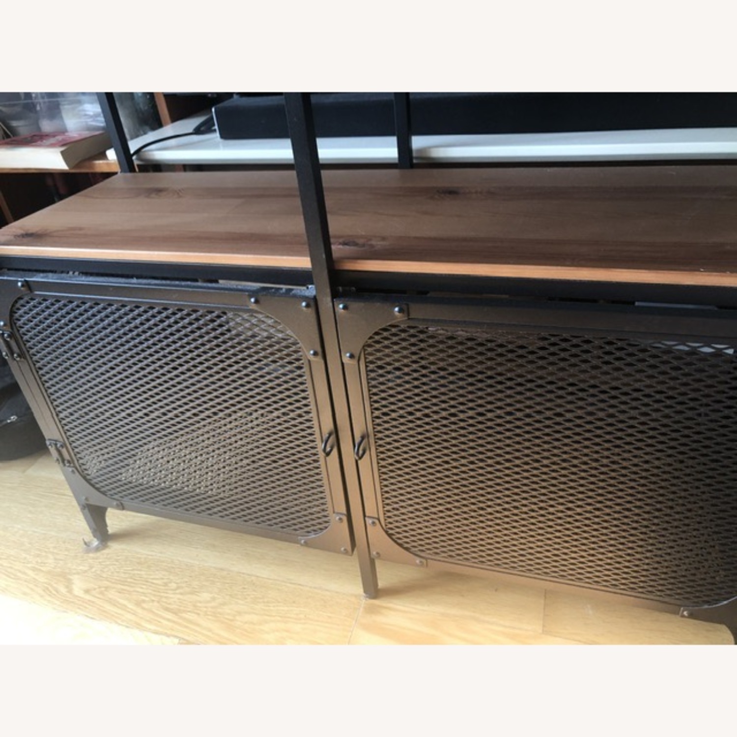 IKEA FJALLBO Wood and Metal Shelving Unit  - image-2
