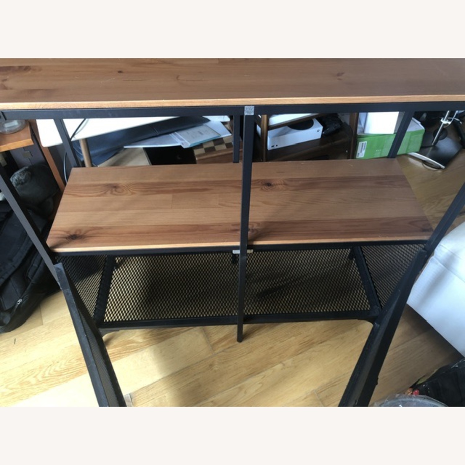 IKEA FJALLBO Wood and Metal Shelving Unit  - image-5