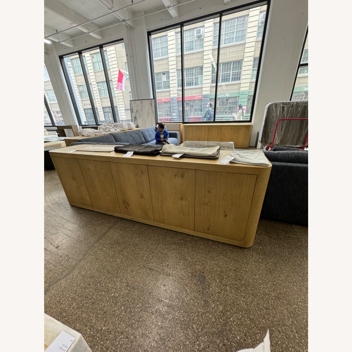 Restoration Hardware Oslo 5 Door Media Console - image-1