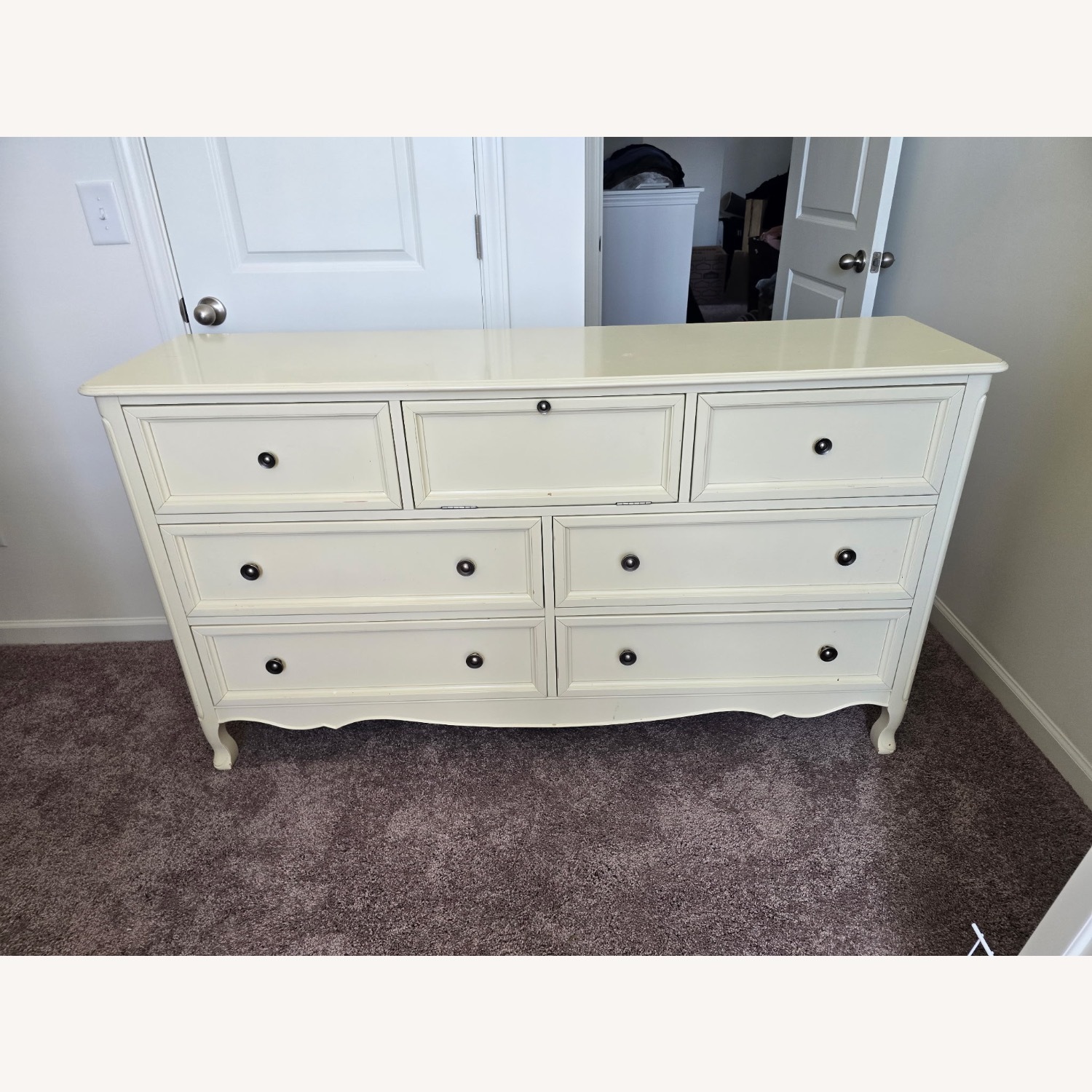 Pottery Barn Cream Dresser - image-0