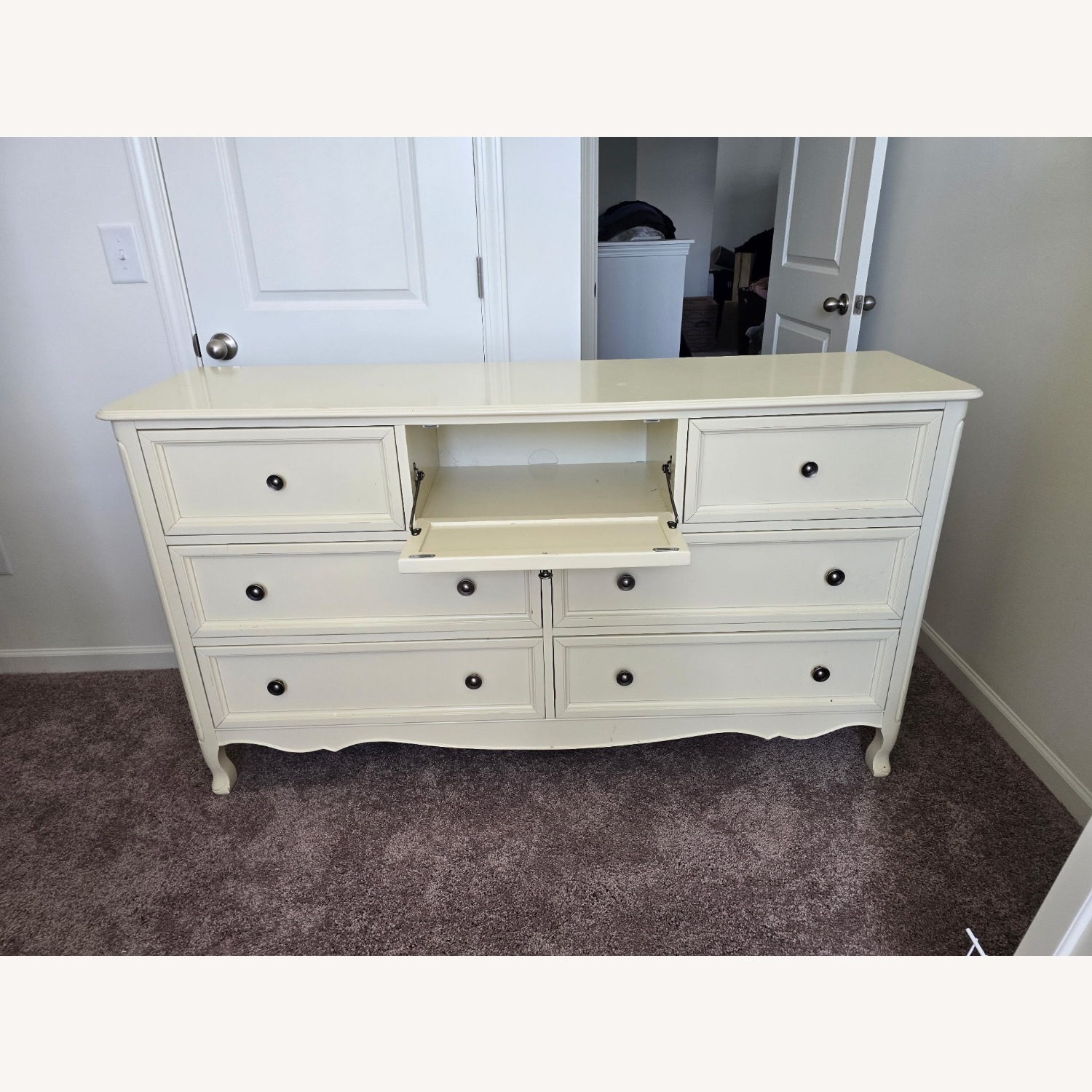 Pottery Barn Cream Dresser - image-1