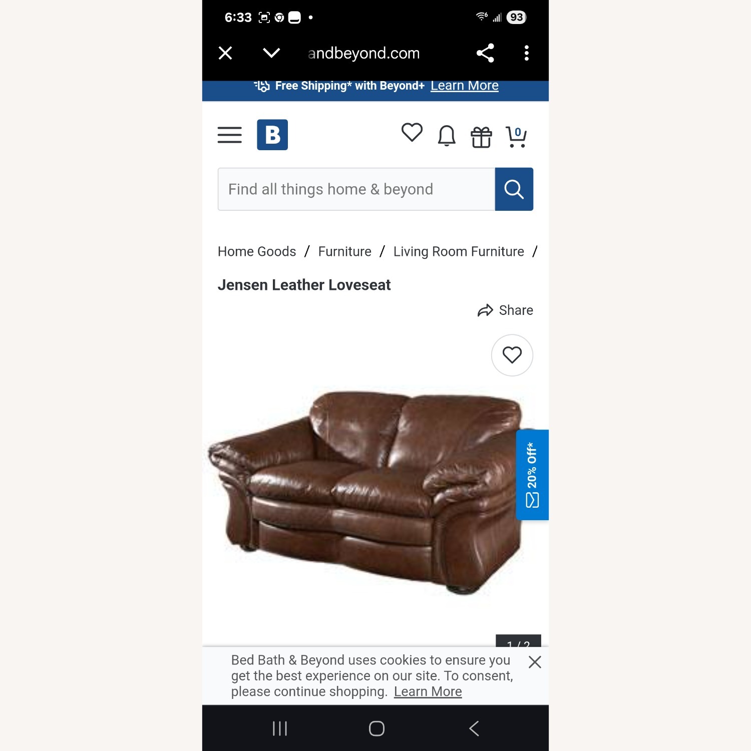 Jensen Plush Leather Loveseat - image-8