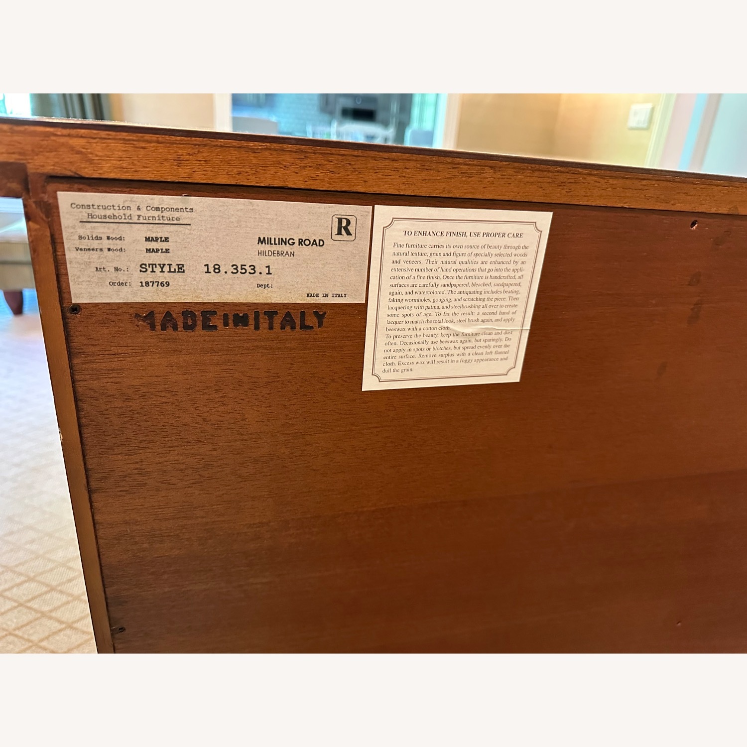 Milling Road Venetian Maple Sideboard - image-8