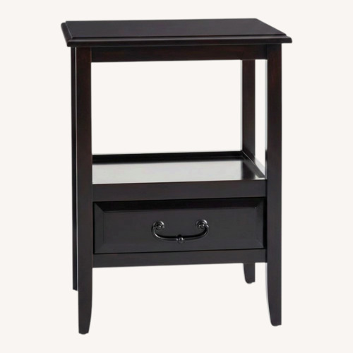 Used Pier 1 Imports Anywhere Dark Brown Side Table for sale on AptDeco