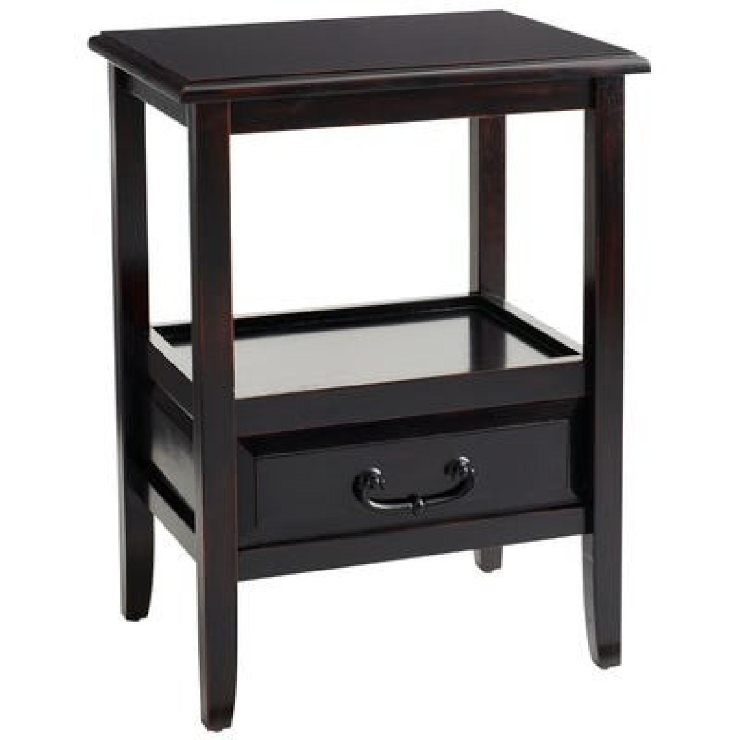 Pier 1 Imports Anywhere Dark Brown Side Table - image-0