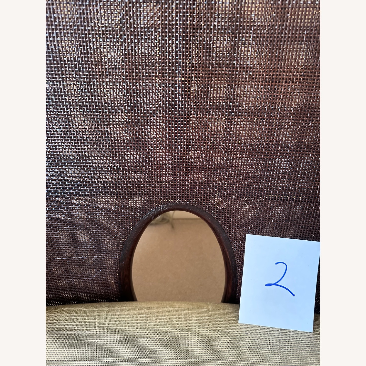 Barbara Barry Caned Rattan Chairs & Ottoman Set - image-9