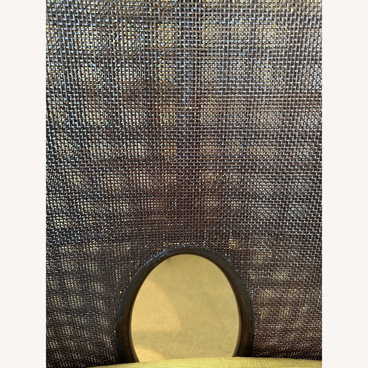 Barbara Barry Caned Rattan Chairs & Ottoman Set - image-5