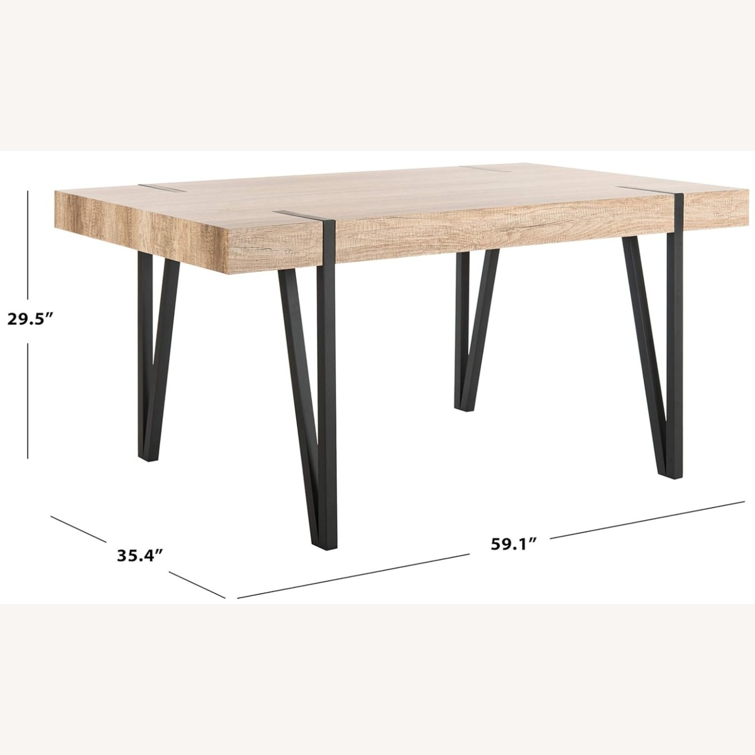 Safavieh Rustic Industrial Dining Table - image-1