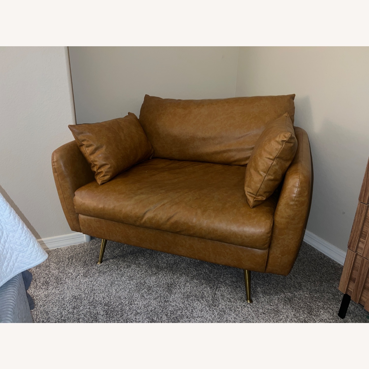 Albany Park Armchair Vegan Leather - image-1