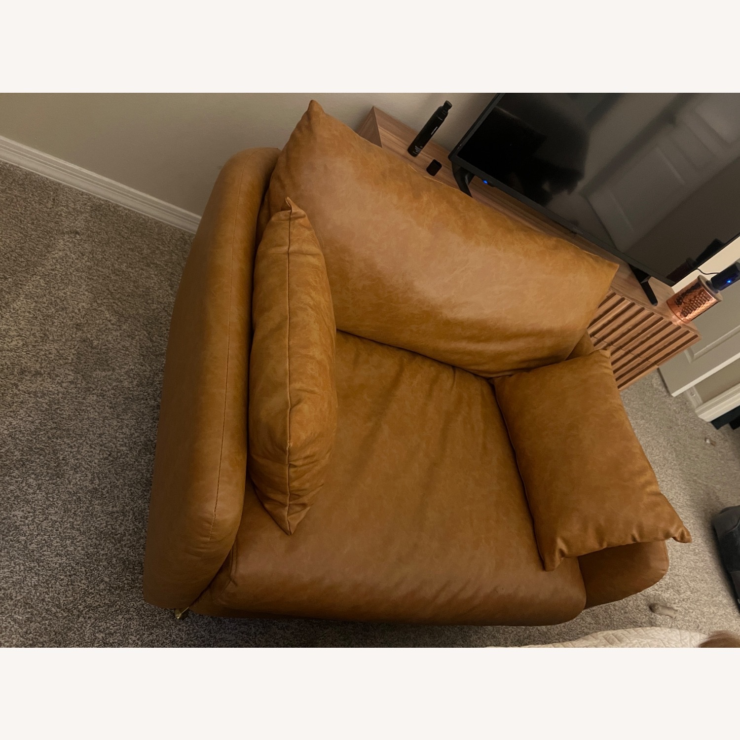 Albany Park Armchair Vegan Leather - image-2