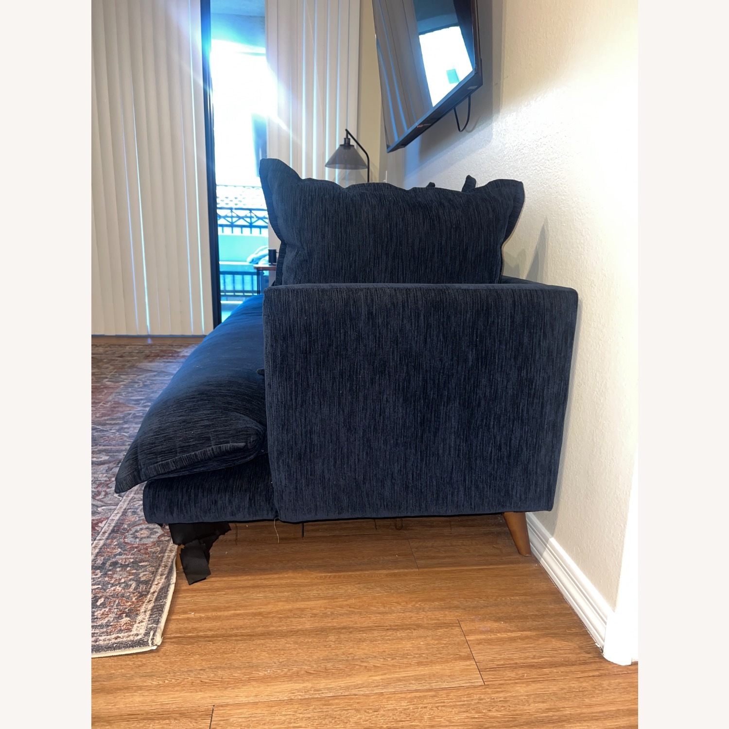 Joybird Denna Grand Sofa Bentley Indigo - image-3