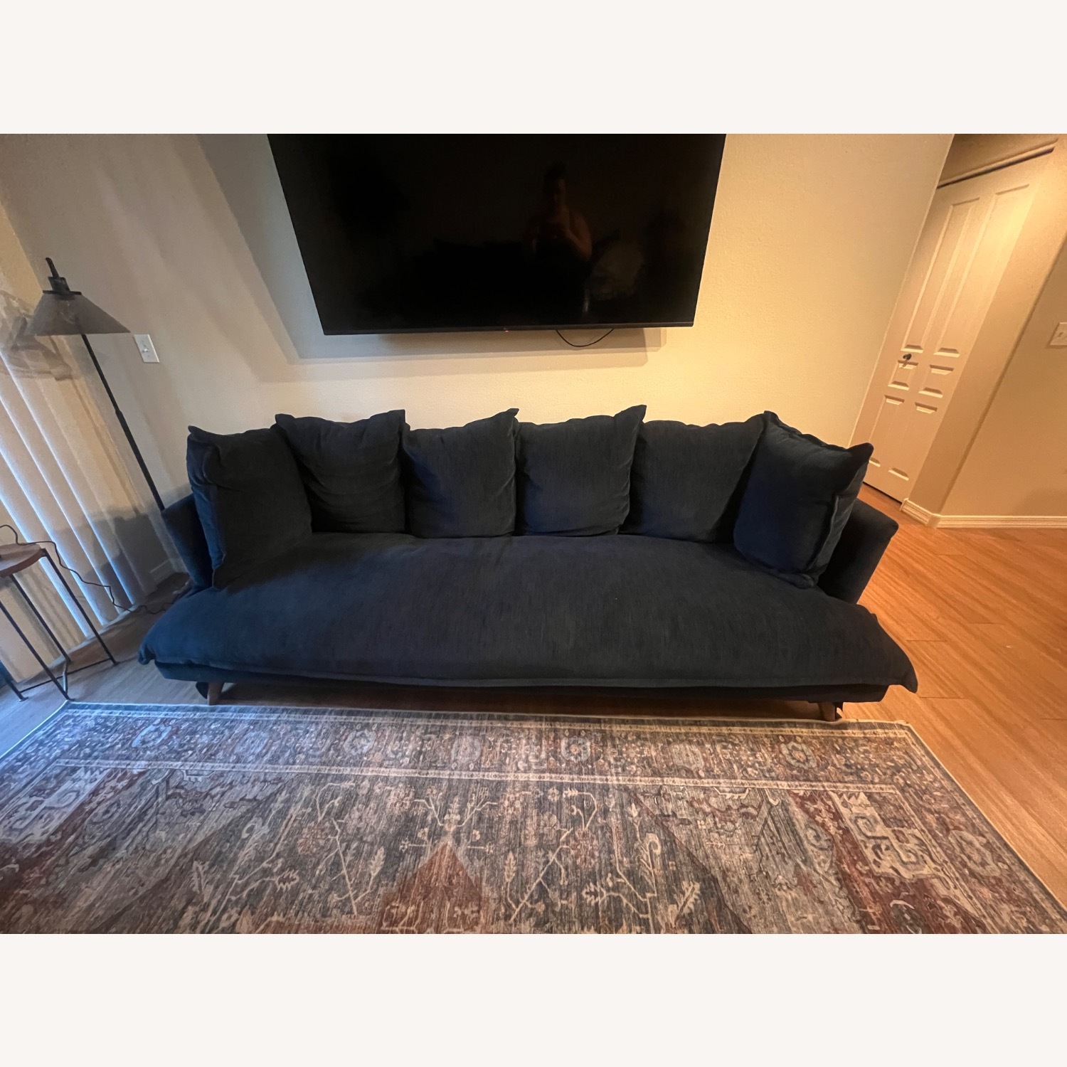 Joybird Denna Grand Sofa Bentley Indigo - image-1