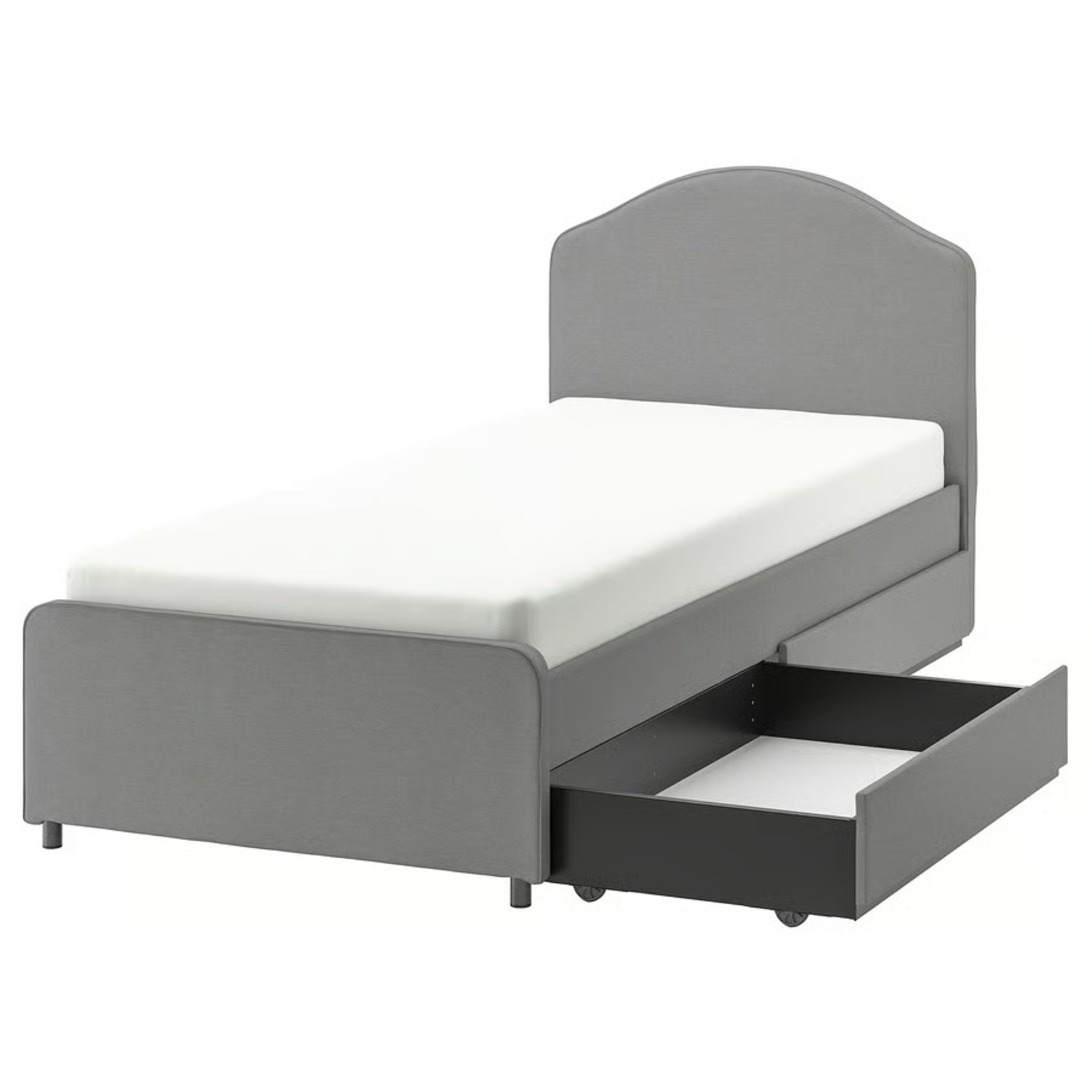 IKEA Blue/Grey Queen Bed  - image-0