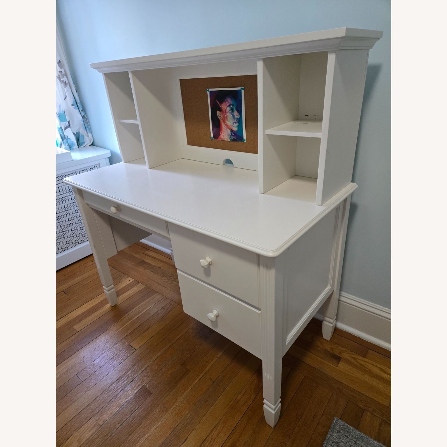 PBK Madeline Storage Desk & Hutch - image-2