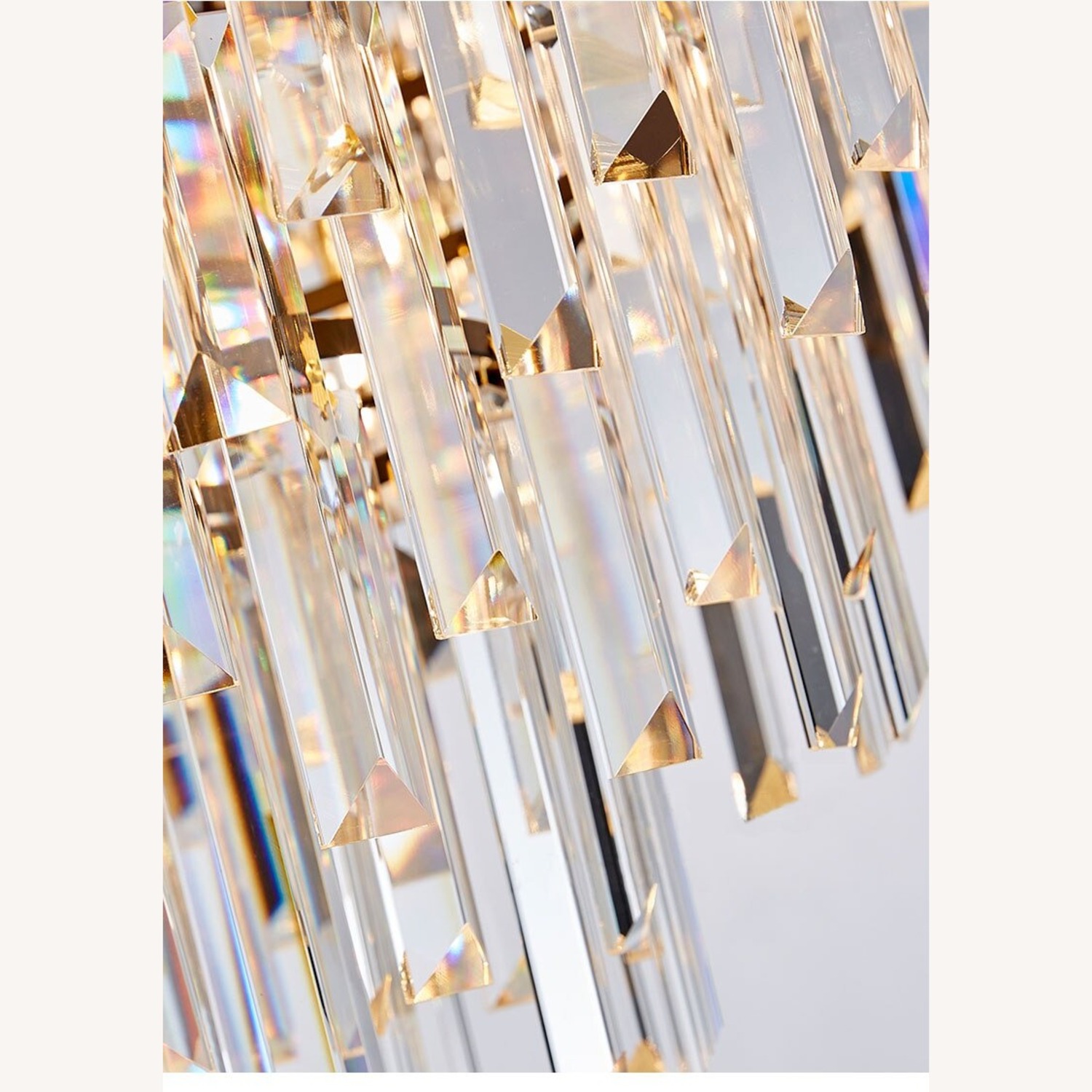 23.6'' Modern Round Gun Black Crystal Chandelier - image-3