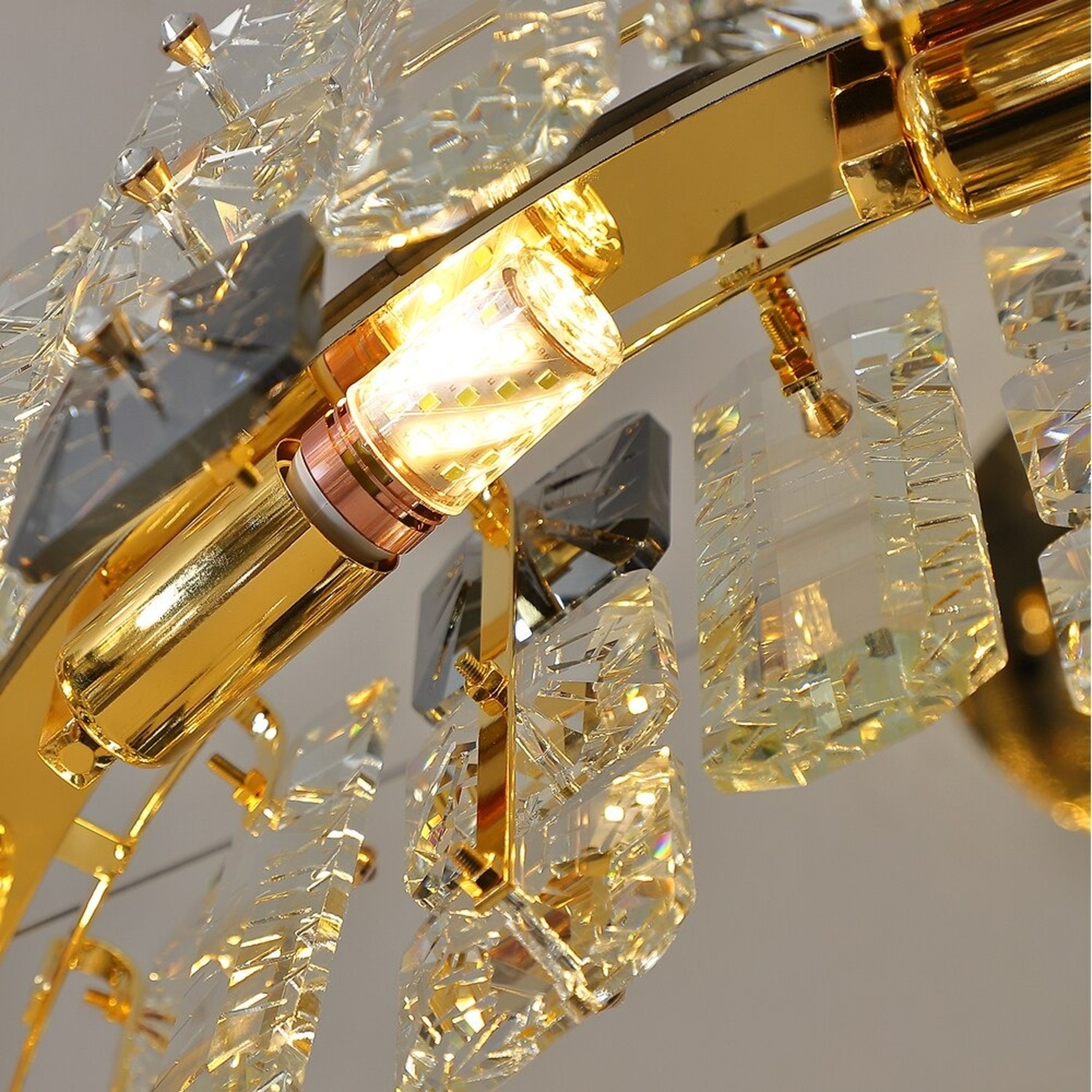  Round Crystal Chandelier Dia 19.7'' - image-7
