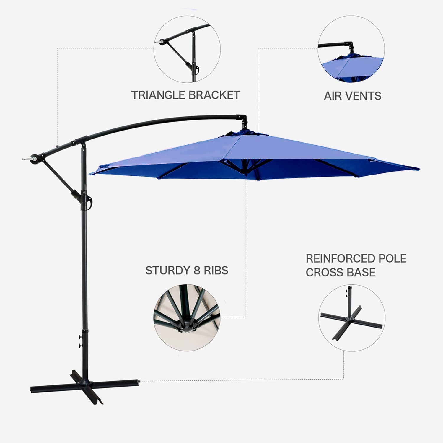 10 FT Patio Umbrella - image-7