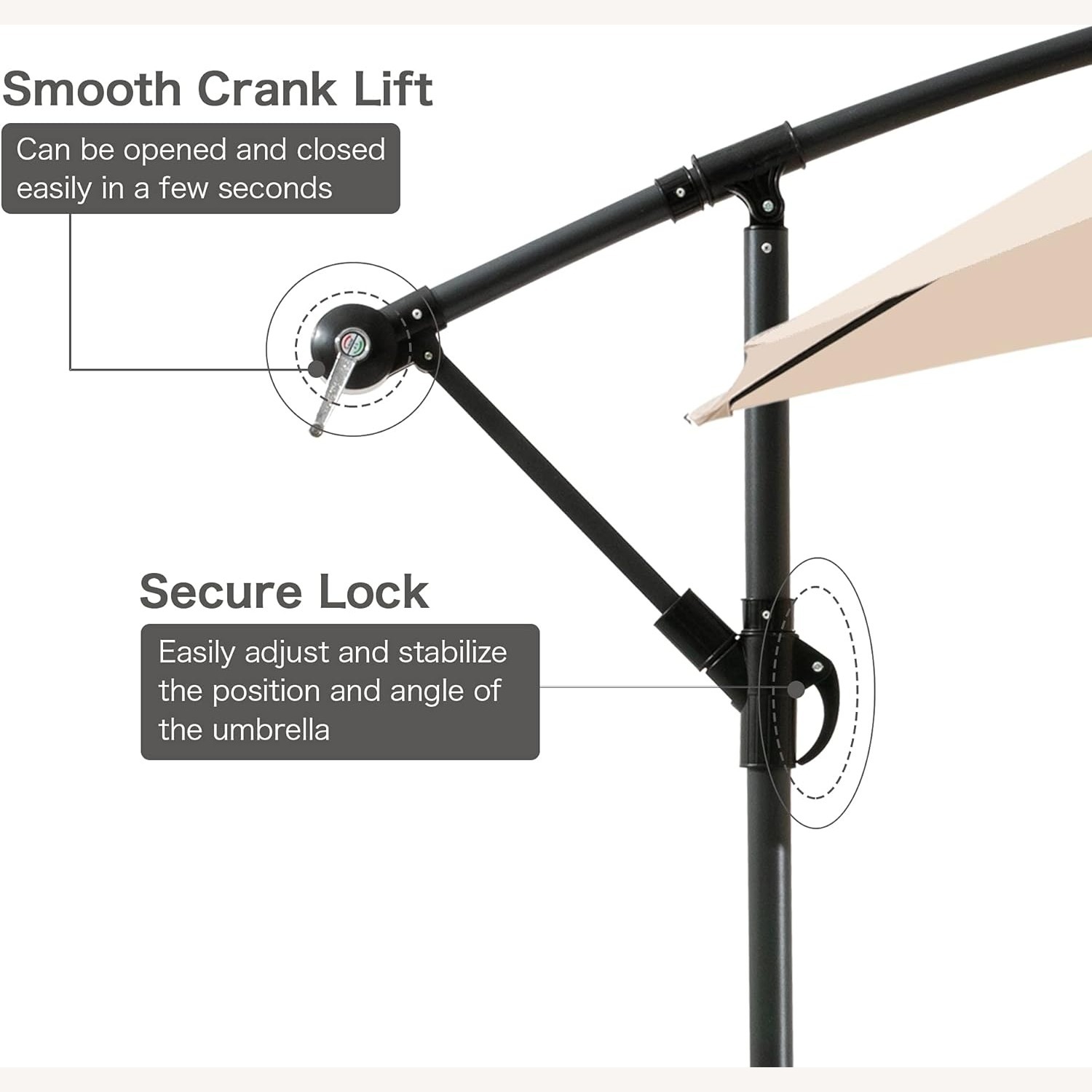 10 FT Patio Umbrella - image-3