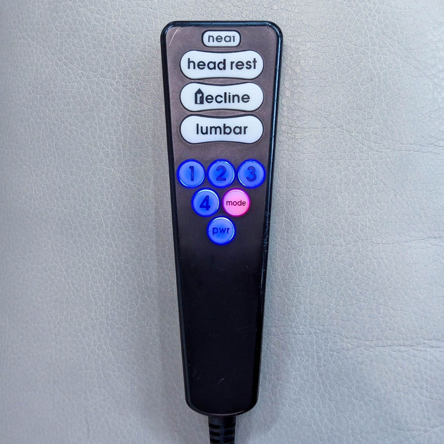 Living Spaces Serena Power Reclining Leather Sofa - image-6