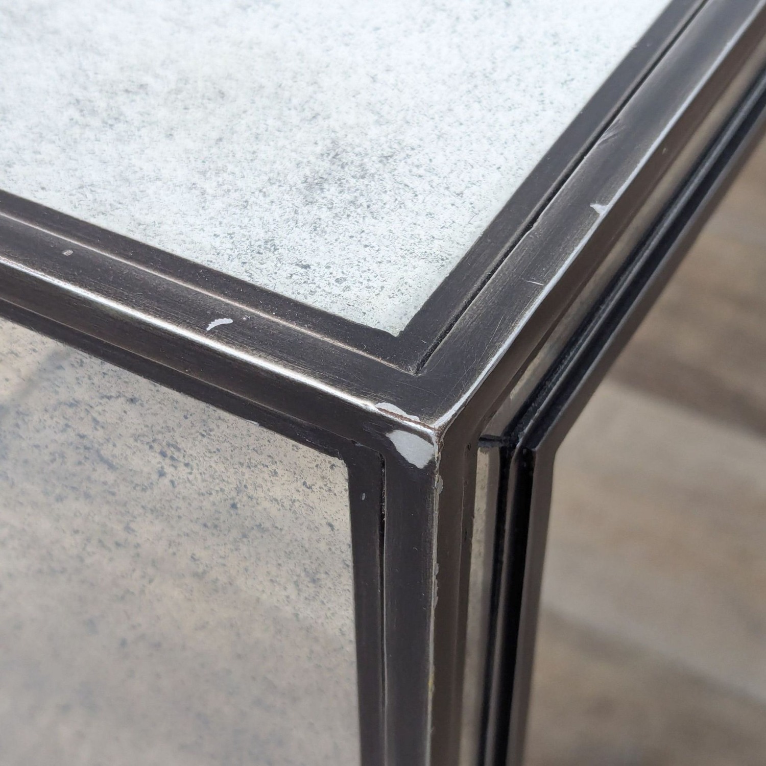 Restoration Hardware Strand Mirrored Console Table - image-7