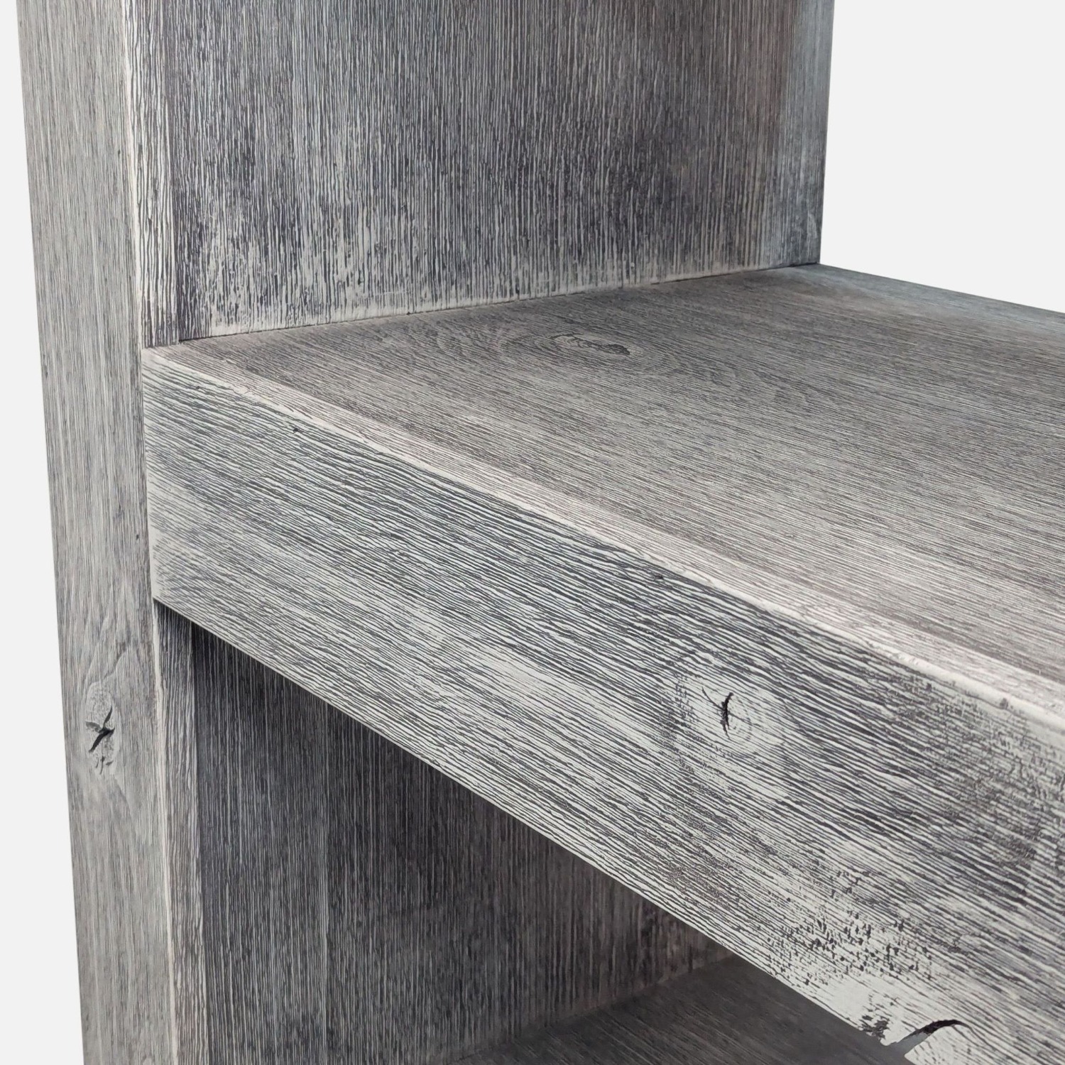 Living Spaces Gray Washed Wood Console Table - image-7
