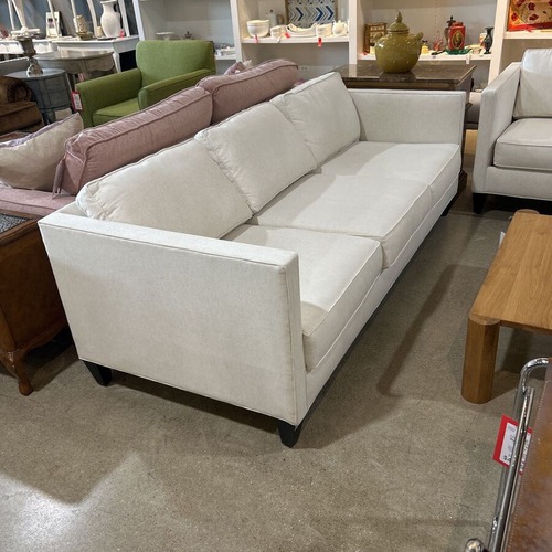 Used Rowe Furniture Townsend 3-Seater Sofa White for sale on AptDeco