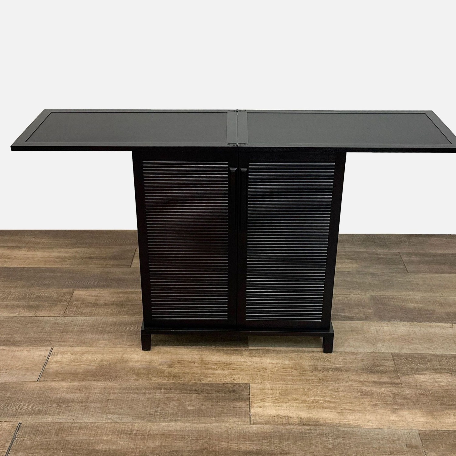 Crate & Barrel Kenton Bar Cabinet - image-4