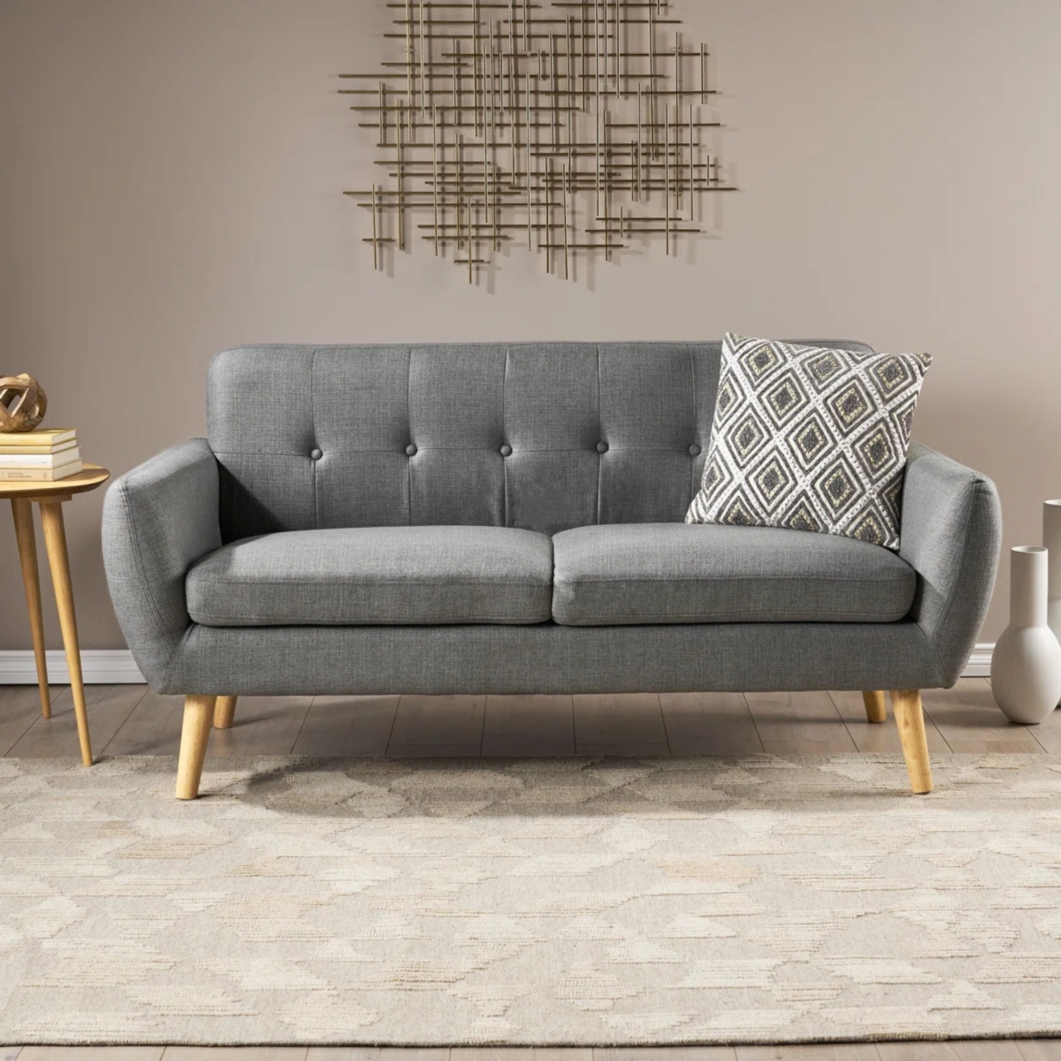 Mirsade 67.25'' Upholstered Loveseat - image-4