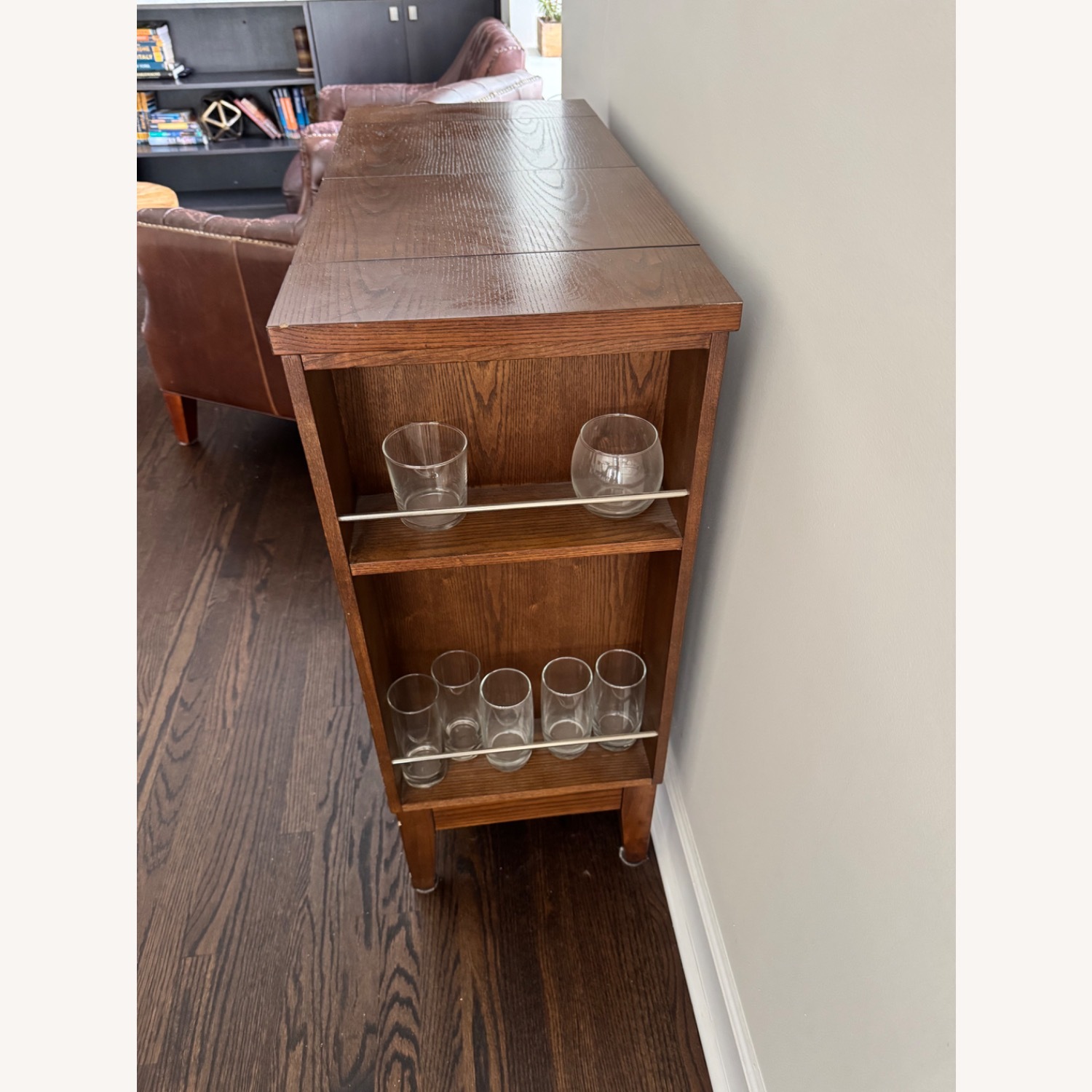 Crate & Barrel Parker Spirits Bar - image-3