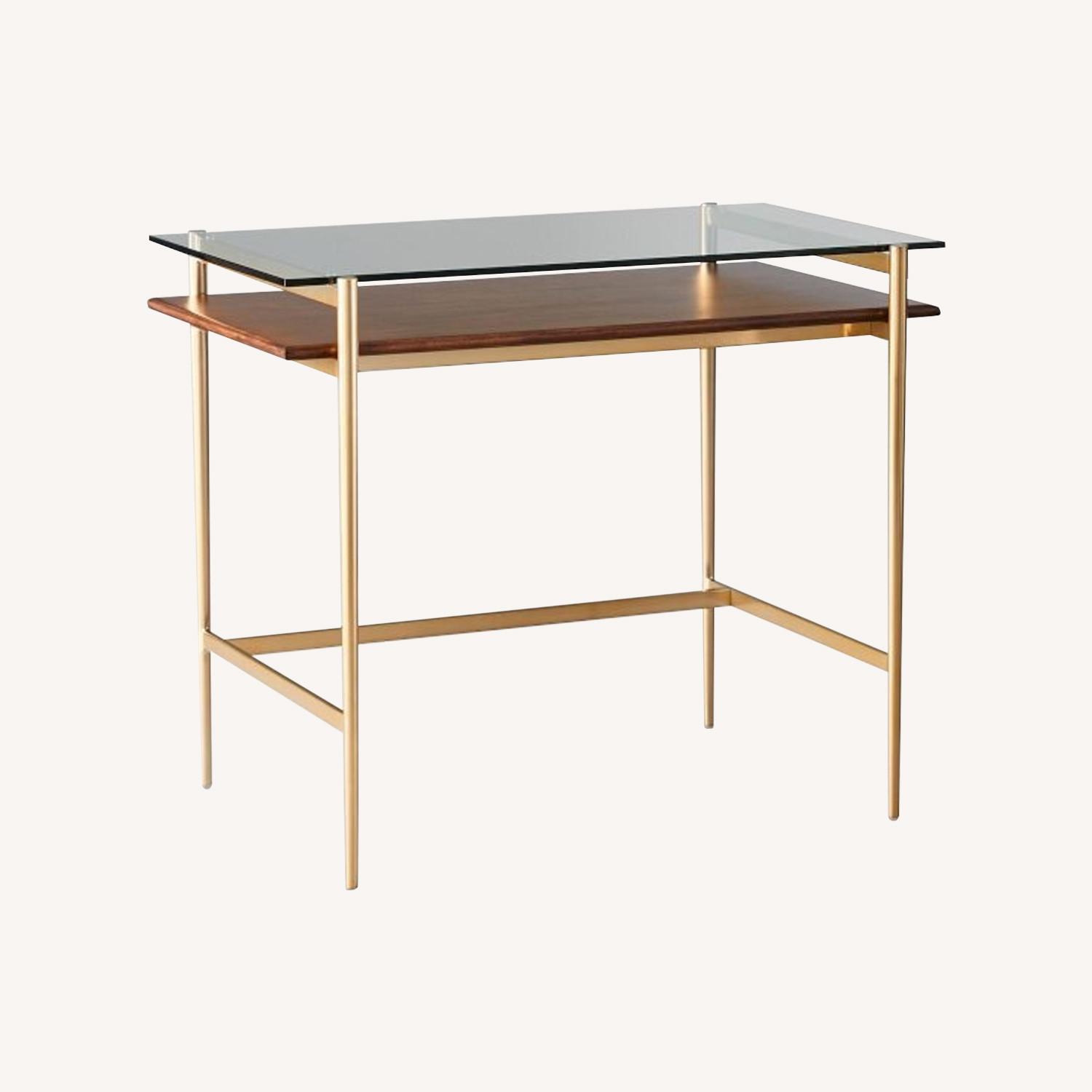 West Elm Mid-Century Art Display Mini Desk (36") - image-0