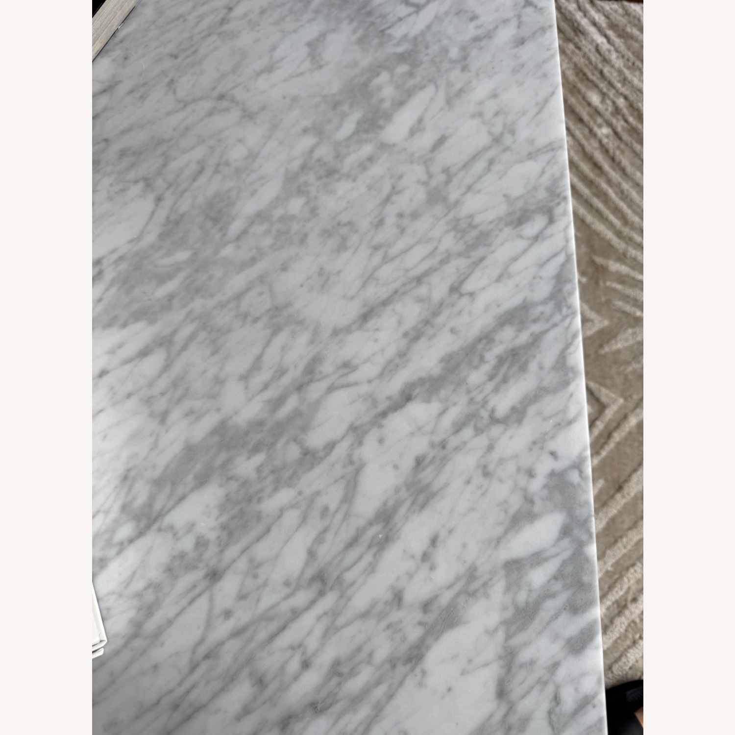 West Elm Streamline Marble Table 44” - image-3