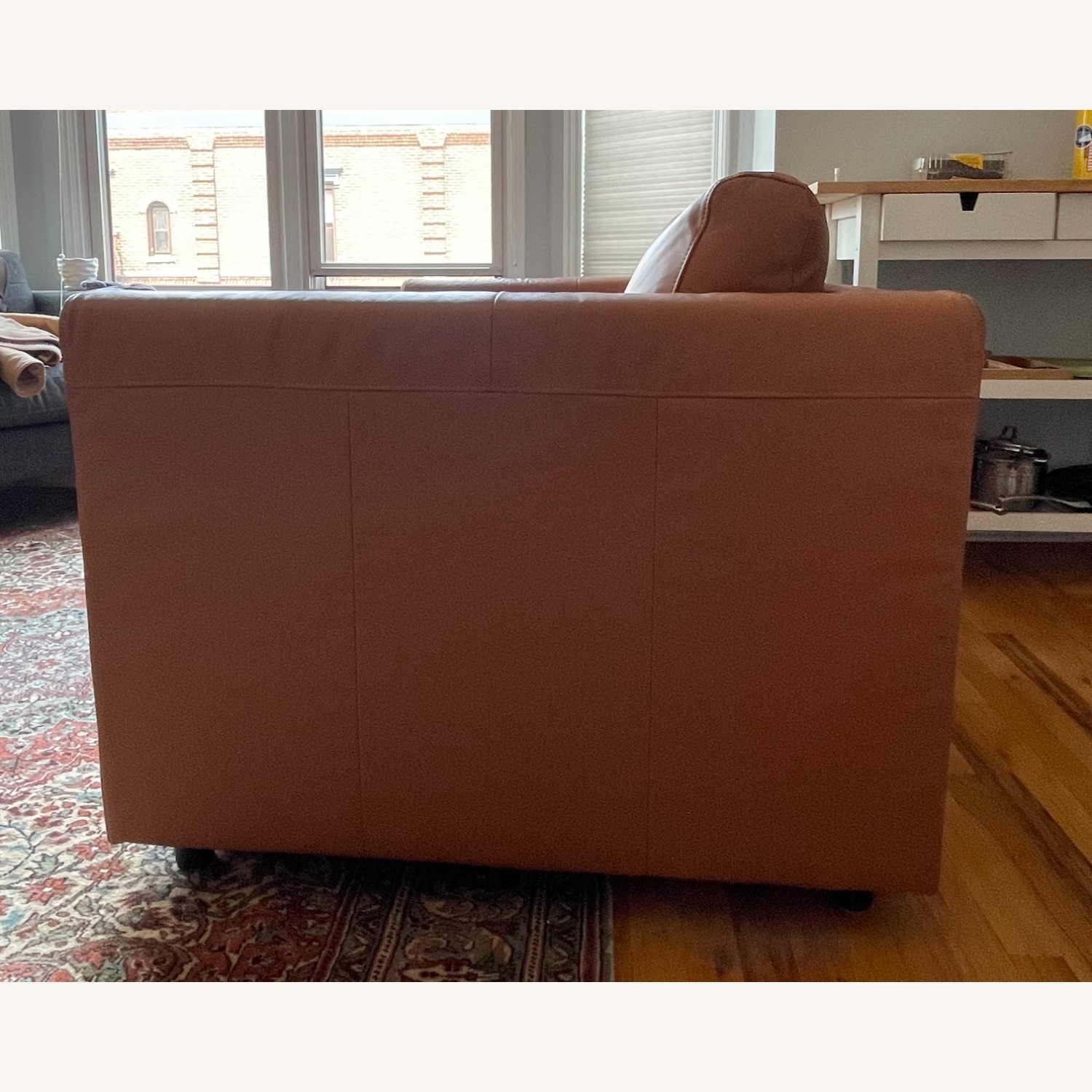 IKEA Finnala Leather Loveseat - image-3