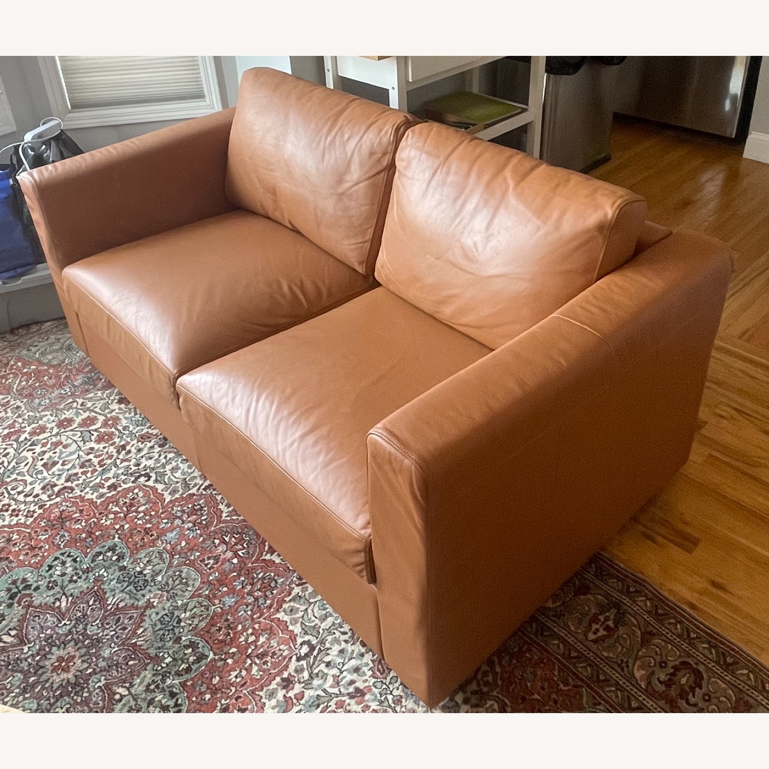 IKEA Finnala Leather Loveseat - image-2