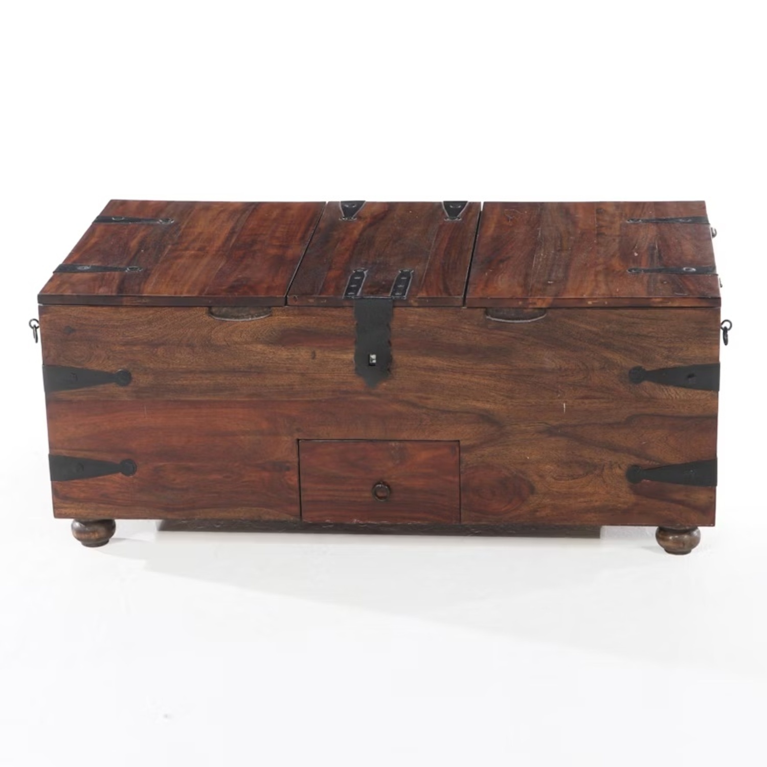 Brown Storage Trunk - image-4
