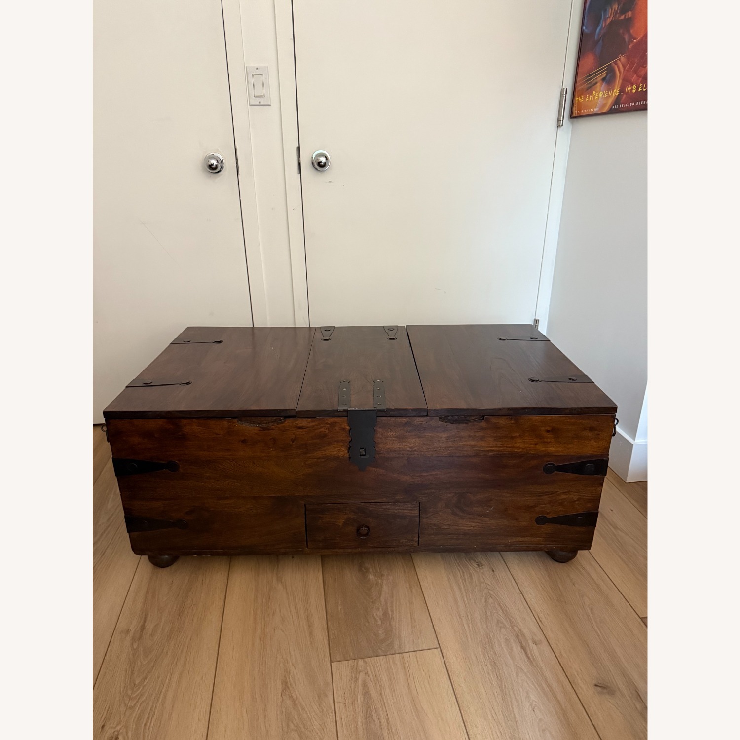 Brown Storage Trunk - image-1