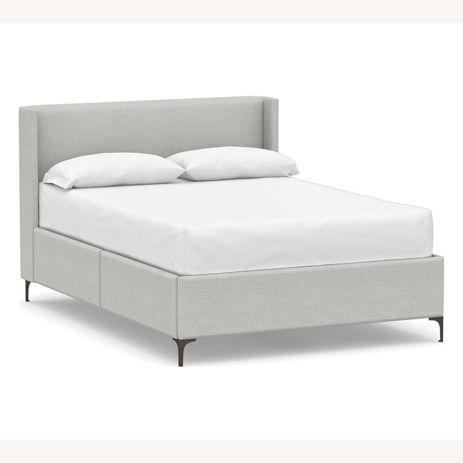 Pottery Barn Upholstered Storage Platform Bed - image-1