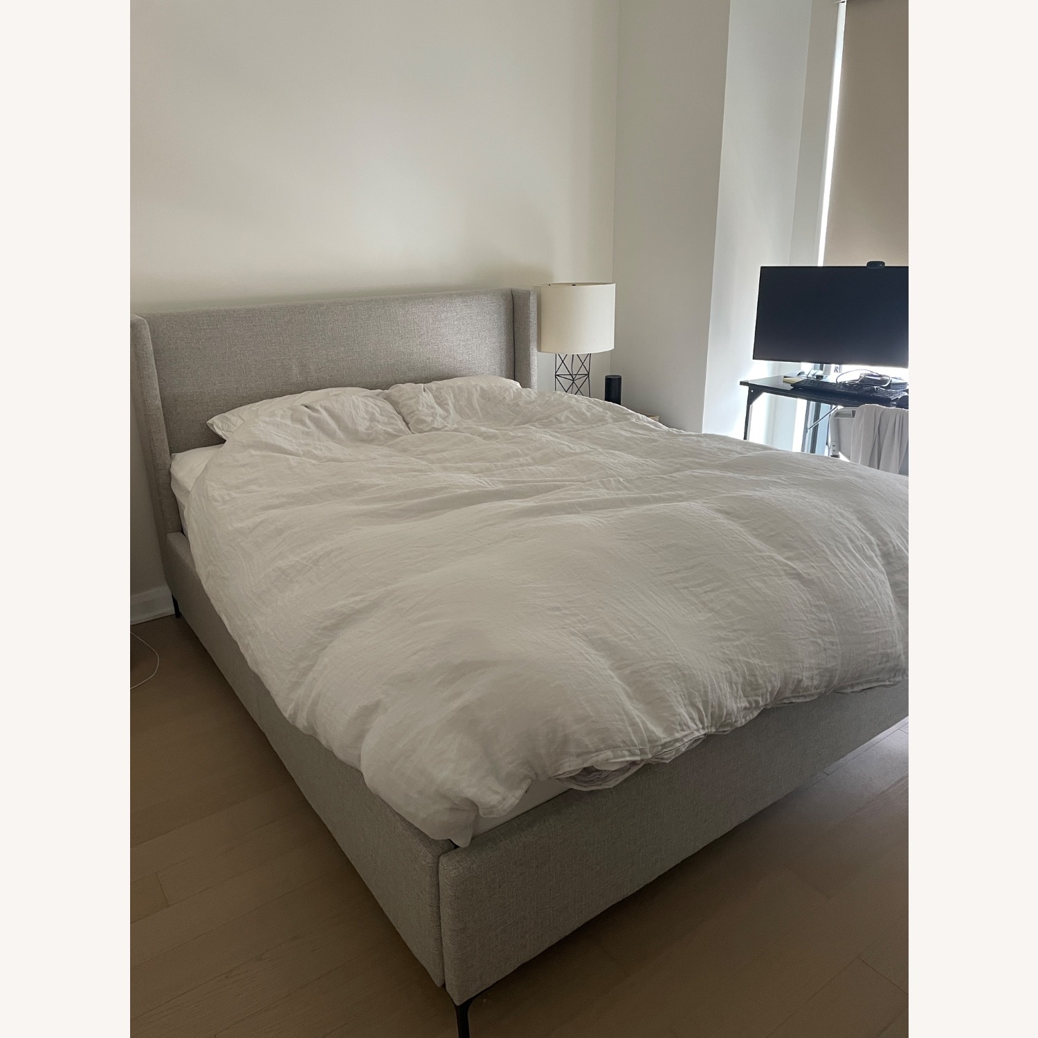 Pottery Barn Upholstered Storage Platform Bed - image-4