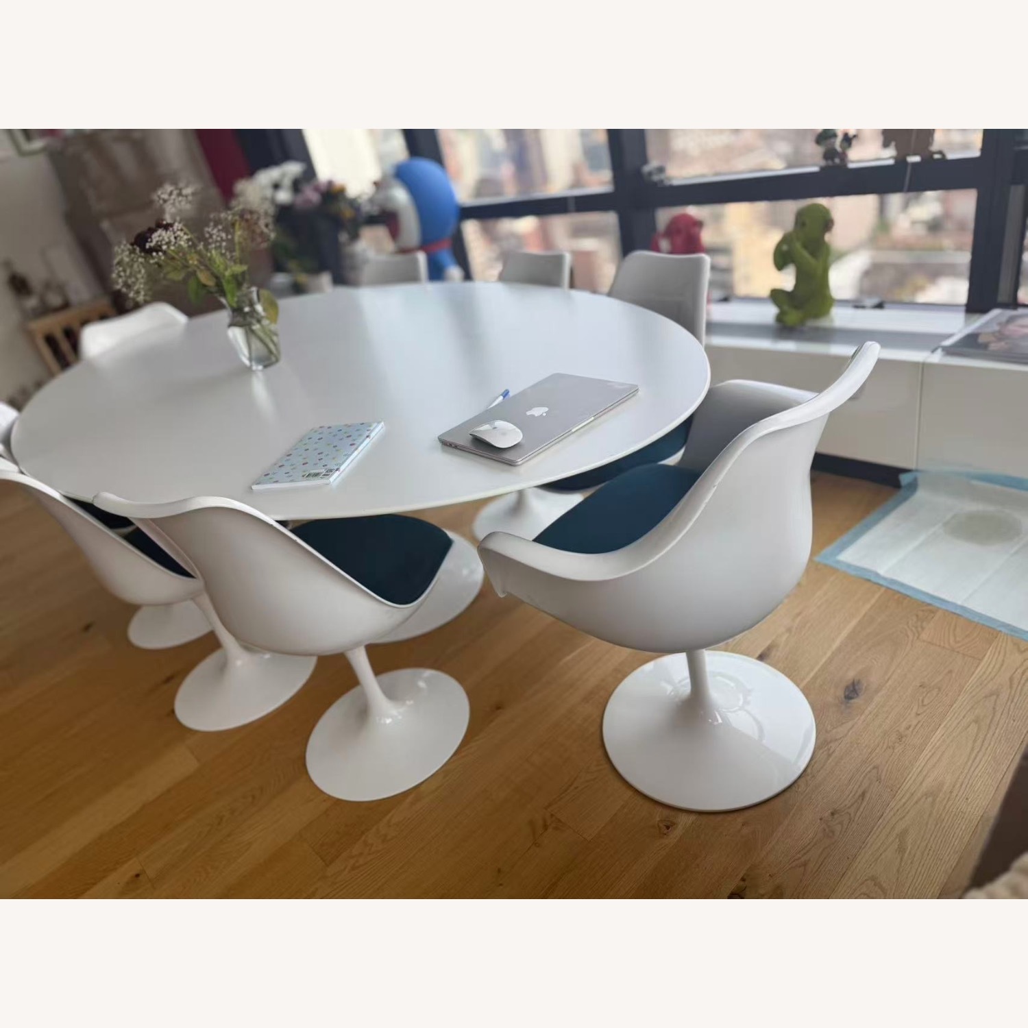 Knoll Tulip Dining Set – Table & 8 Chairs  - image-1