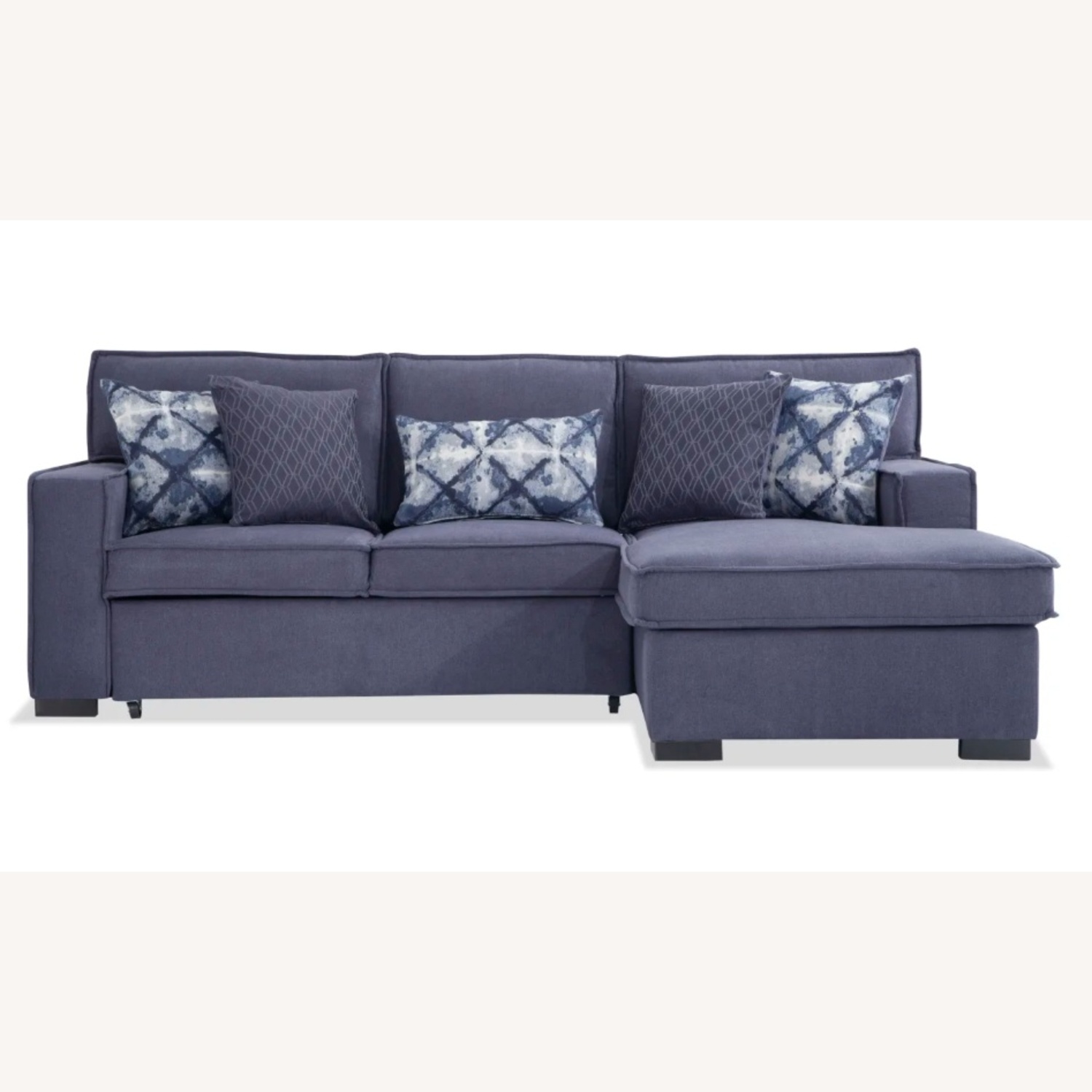 Playscape Gray Right Arm Facing Sectional - image-7