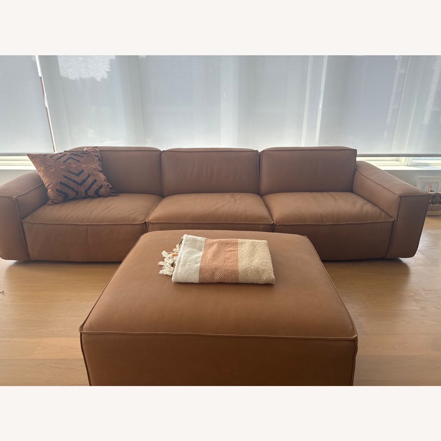 RH Como Modular Leather Sectional - image-1