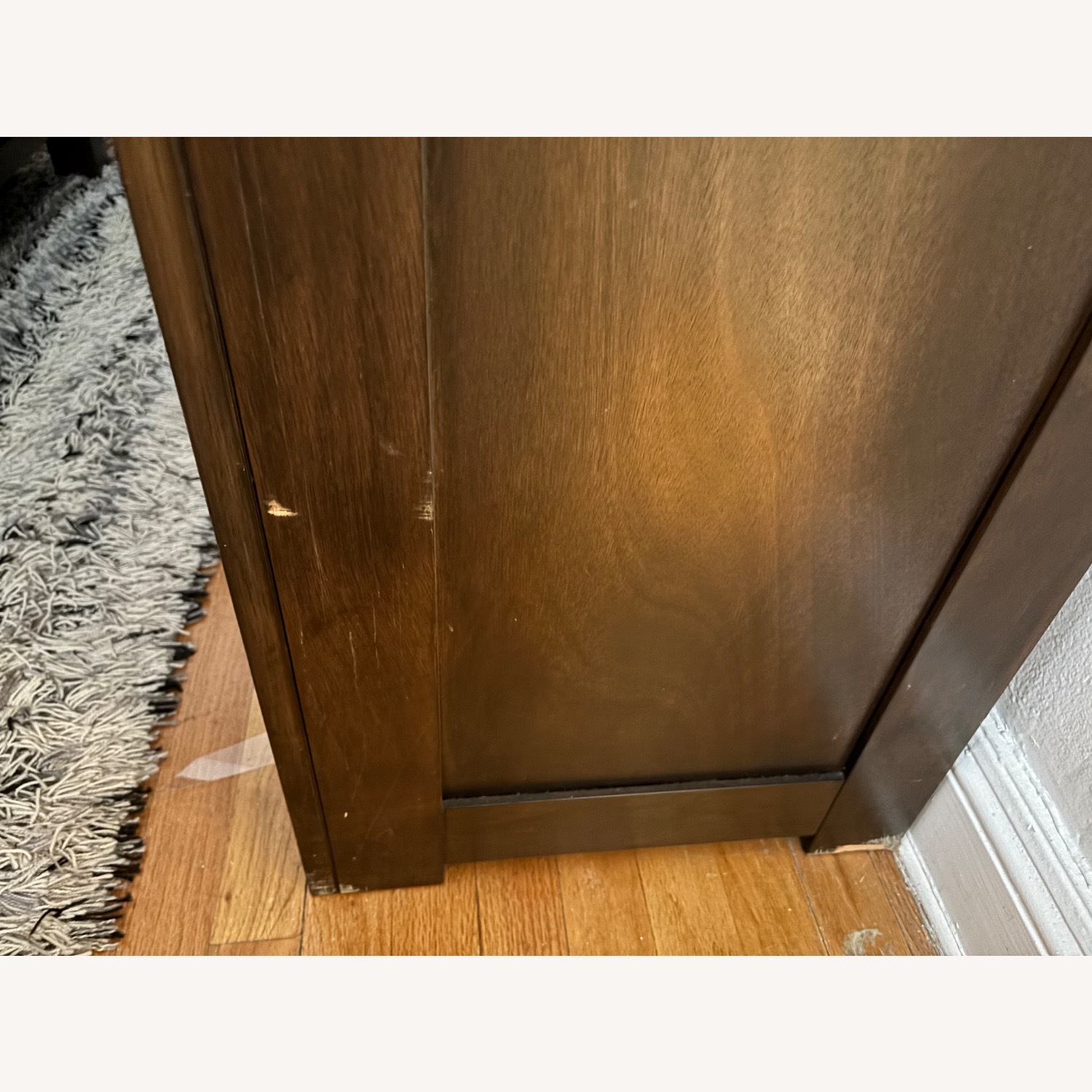 Dark Brown Wood Dresser - image-6