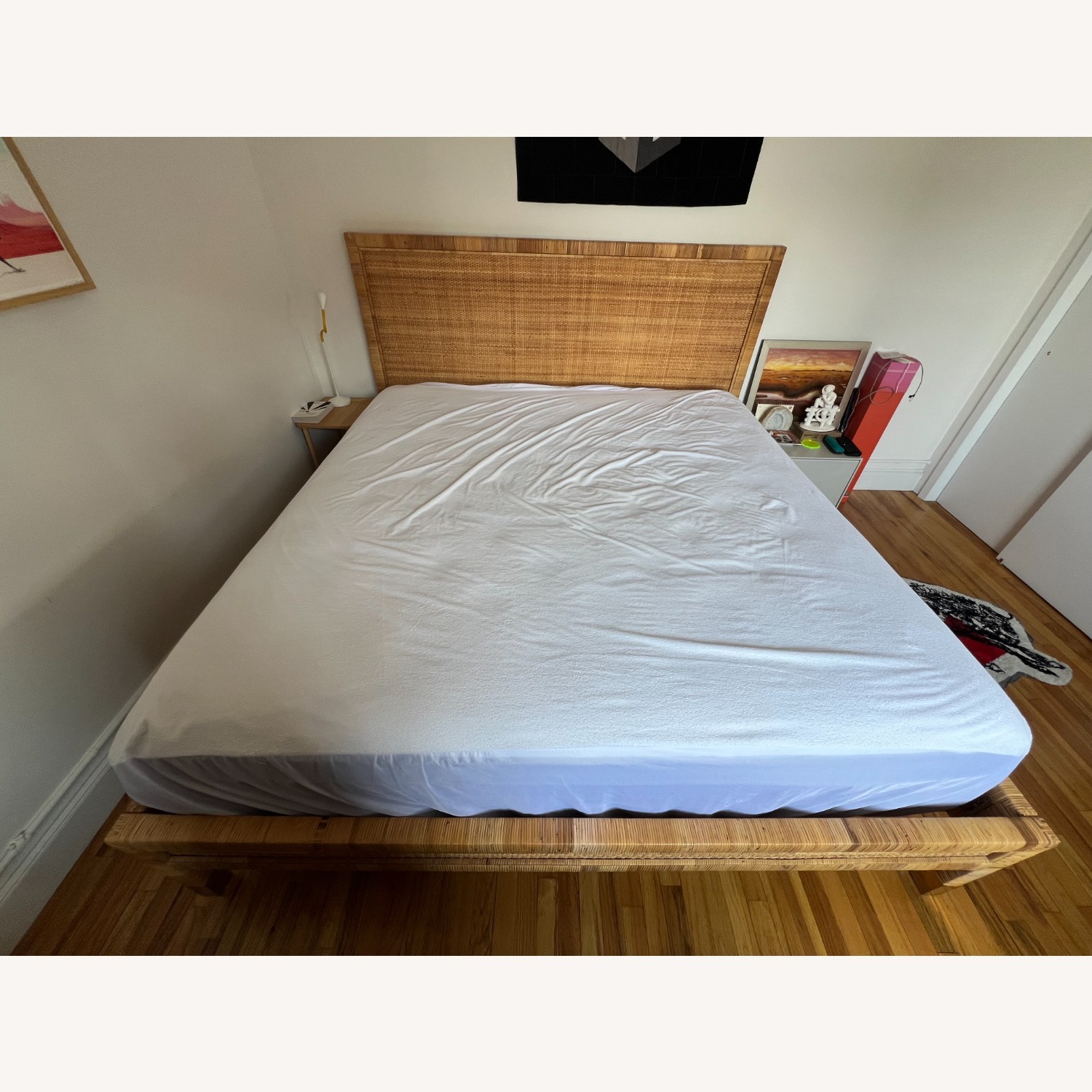 Serena & Lily King Rattan Bed - image-1