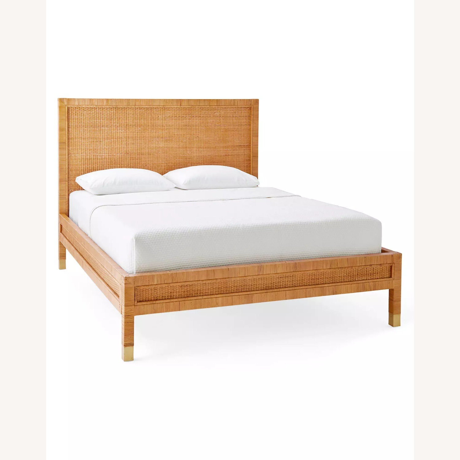 Serena & Lily King Rattan Bed - image-6