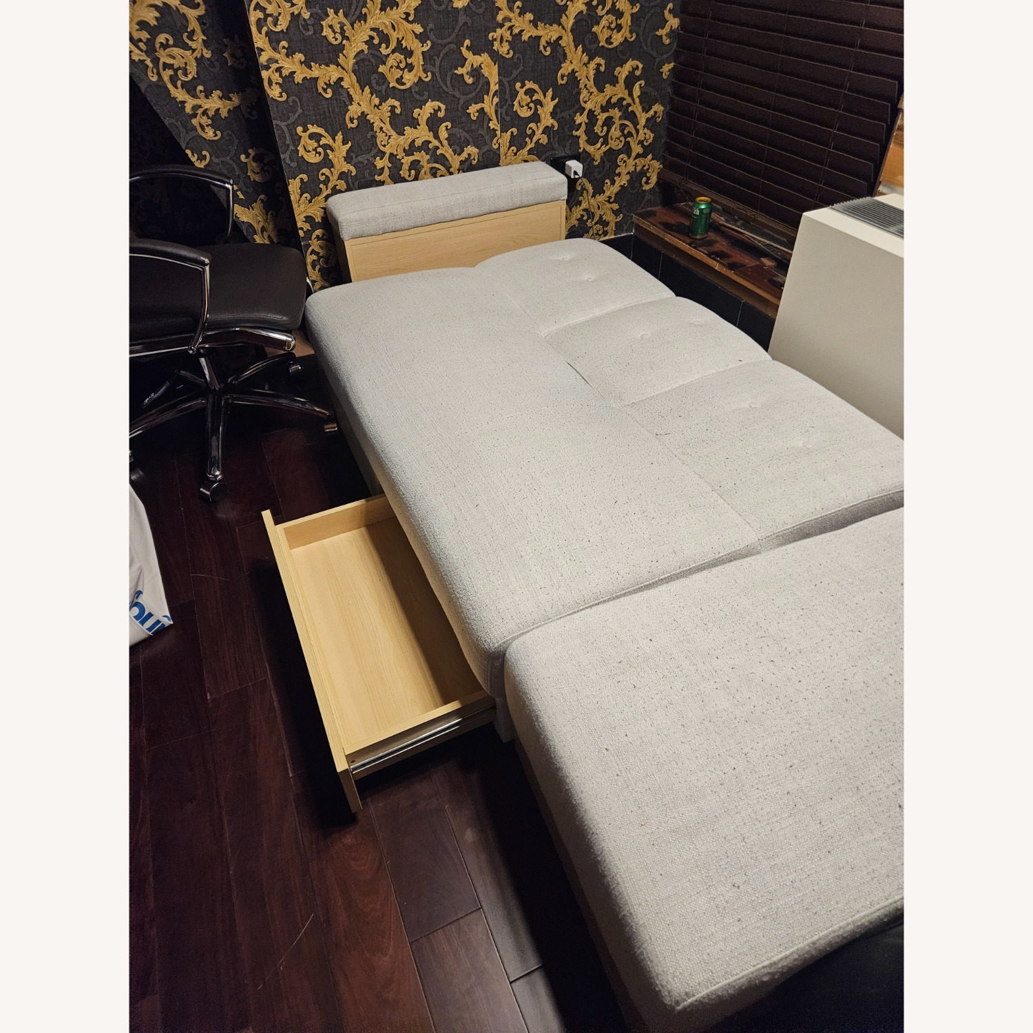 Helsea Upholstered Fold-out Sofa by George Oliver - image-5