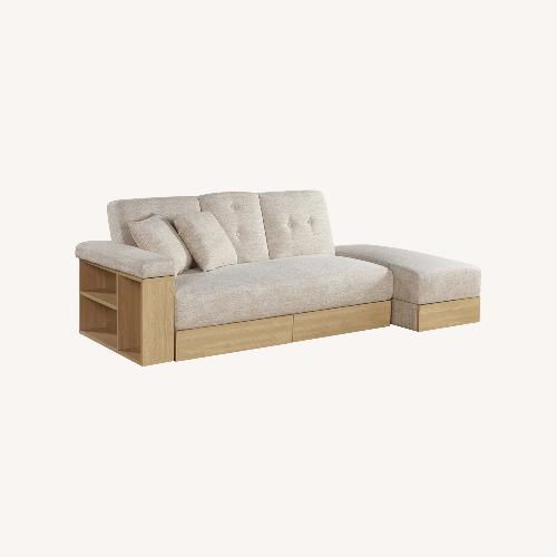 Used Helsea Upholstered Fold-out Sofa by George Oliver for sale on AptDeco