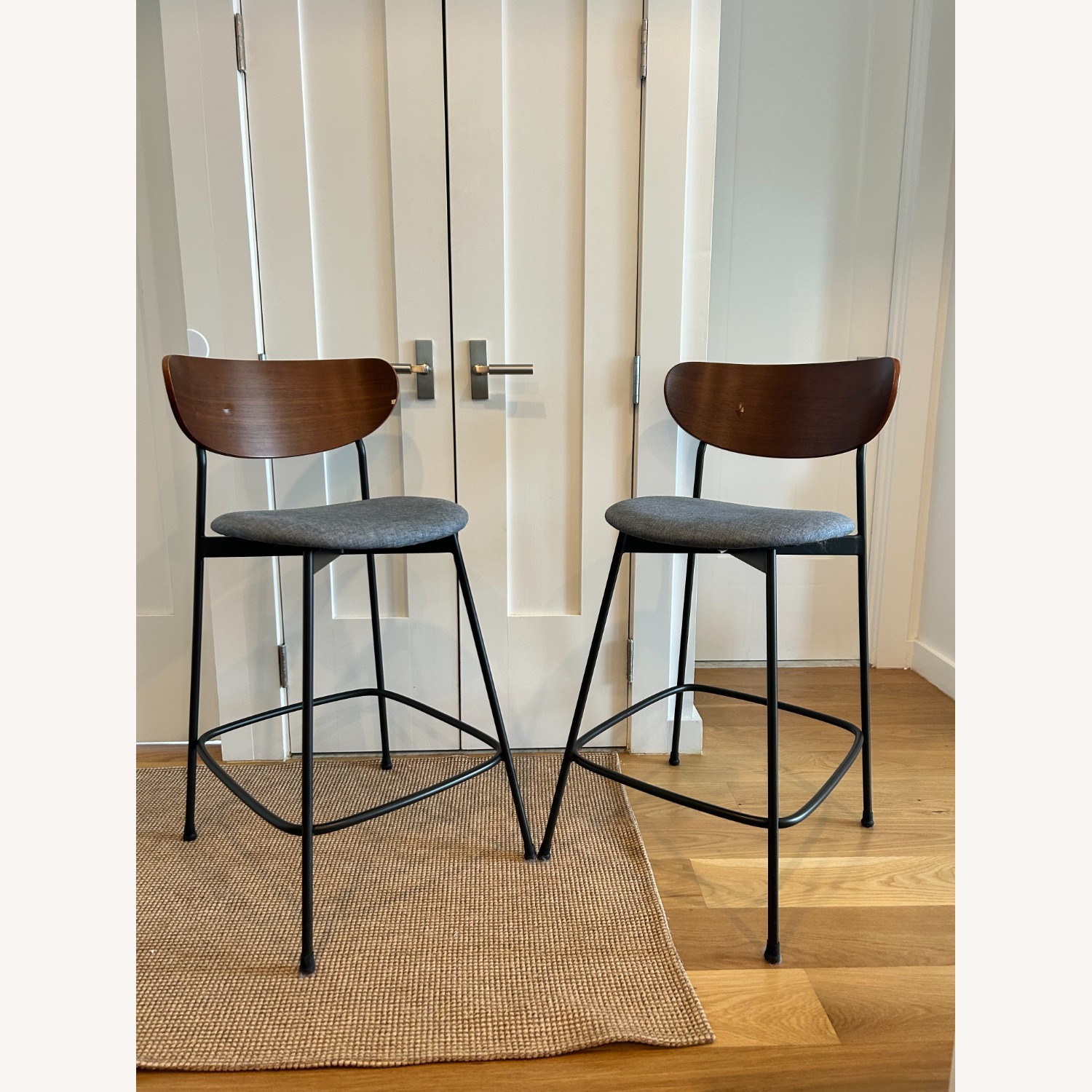 West Elm Modern Petal Bar Stools - image-1