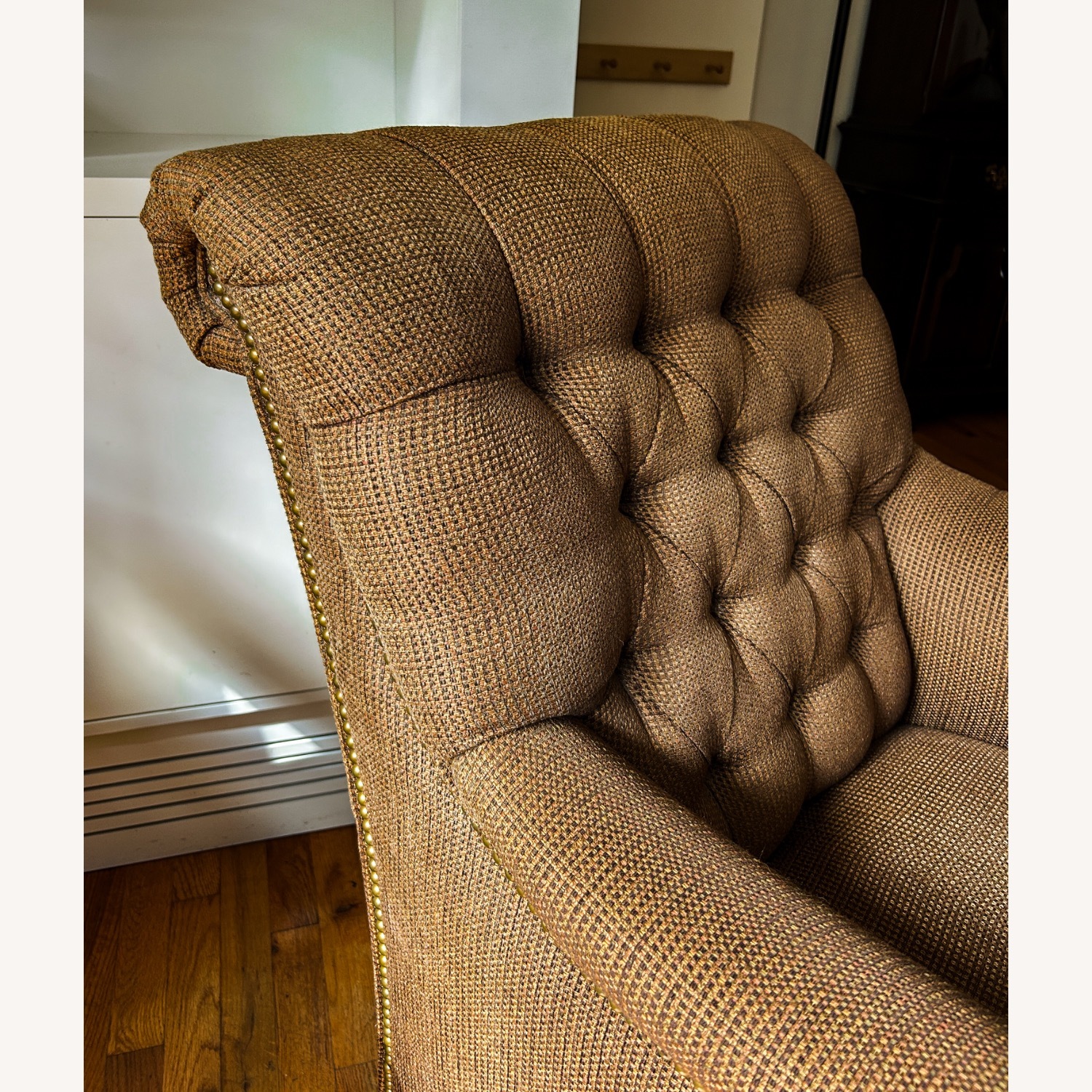Hancock & Moore Armchair, Tufted Casters - image-5