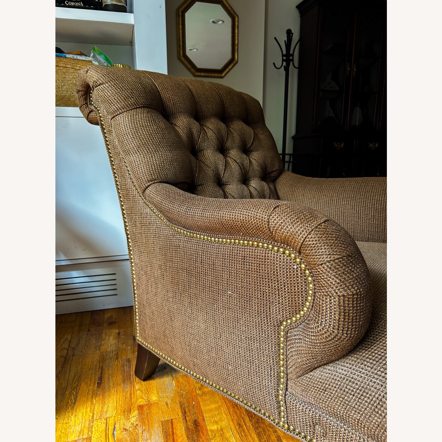Hancock & Moore Armchair, Tufted Casters - image-3