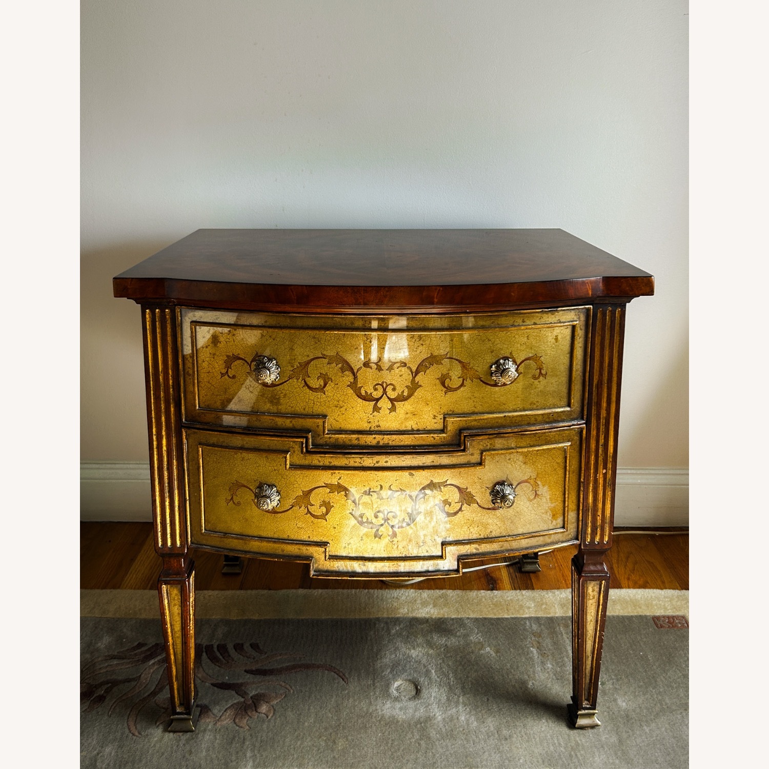 Theodore Alexander Églomisé Venetian Nightstands  - image-1