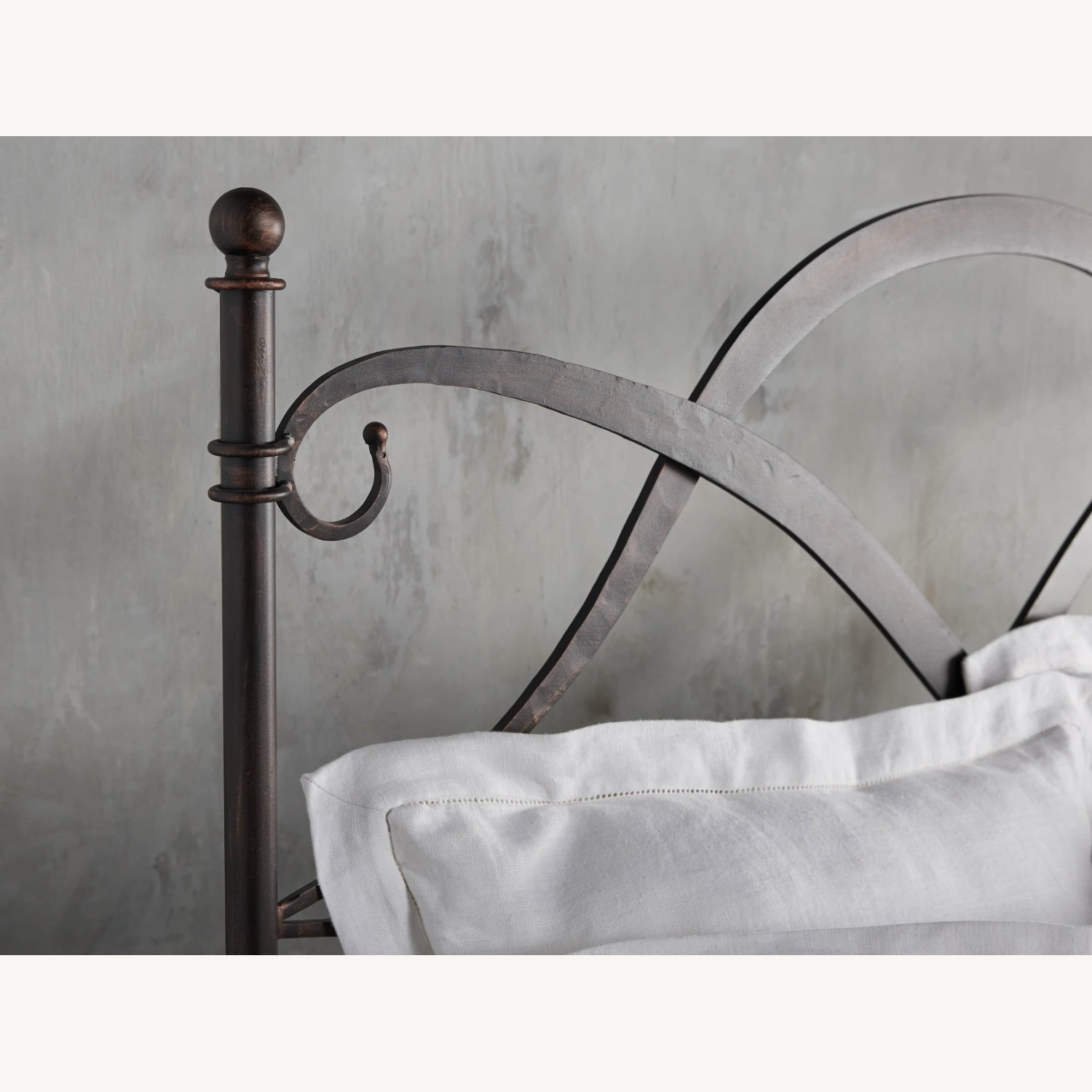 Arhaus St. Lucia Wrought Iron Queen Bed Frame - image-2